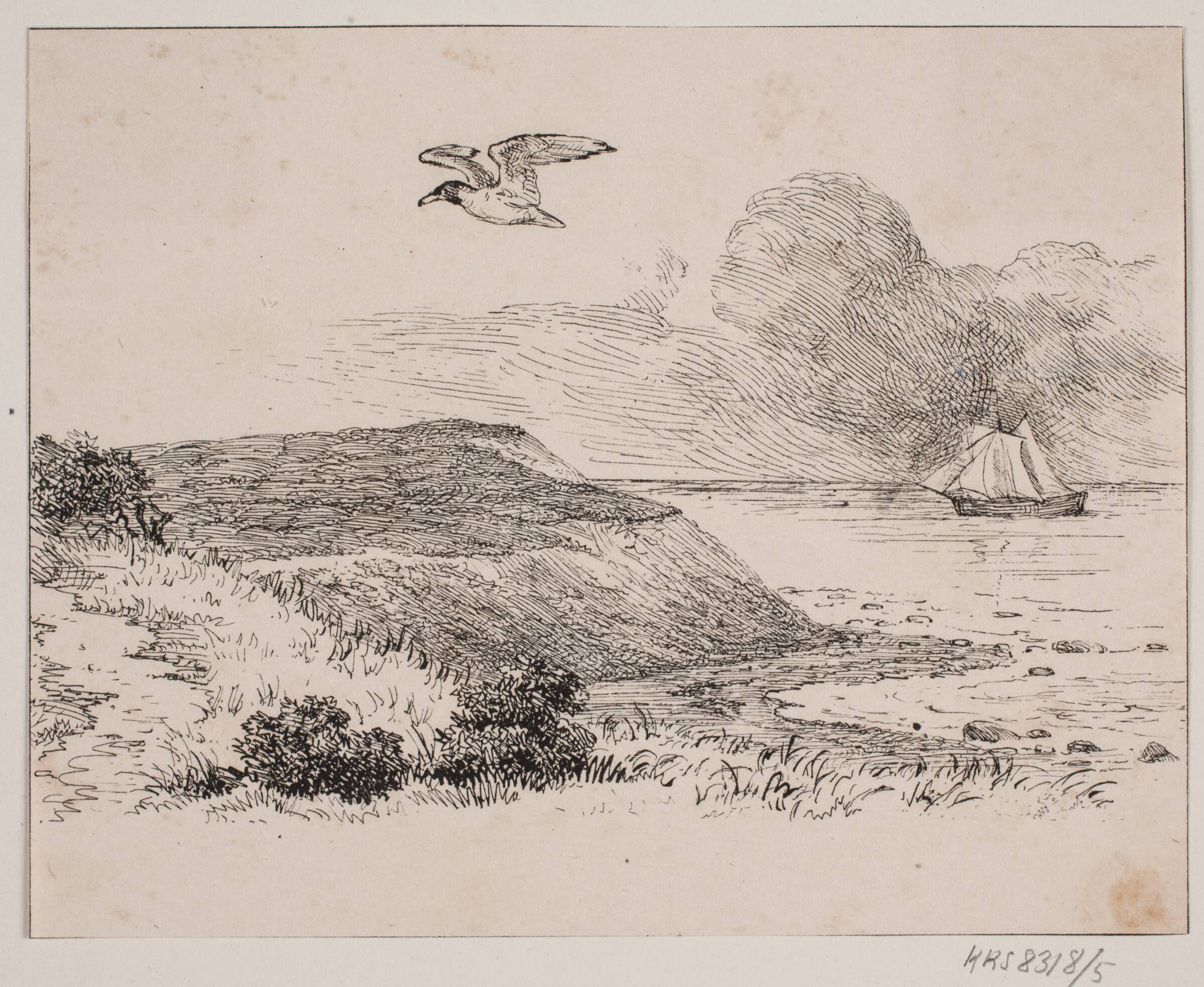 Mågen, Adolph Kittendorff, 1845