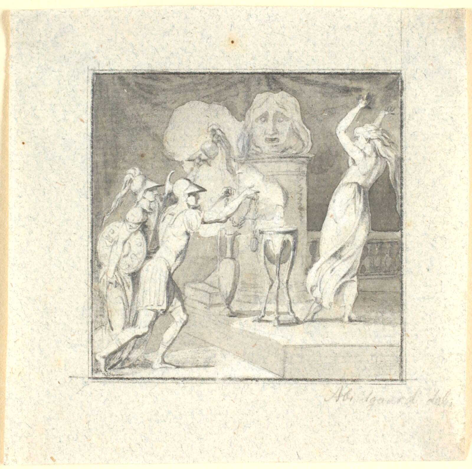 Offerscene, Nicolai Abildgaard, 1779