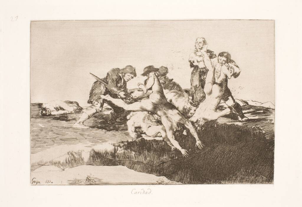 Barmhjertighed (27), Francisco de Goya, 1810-1820