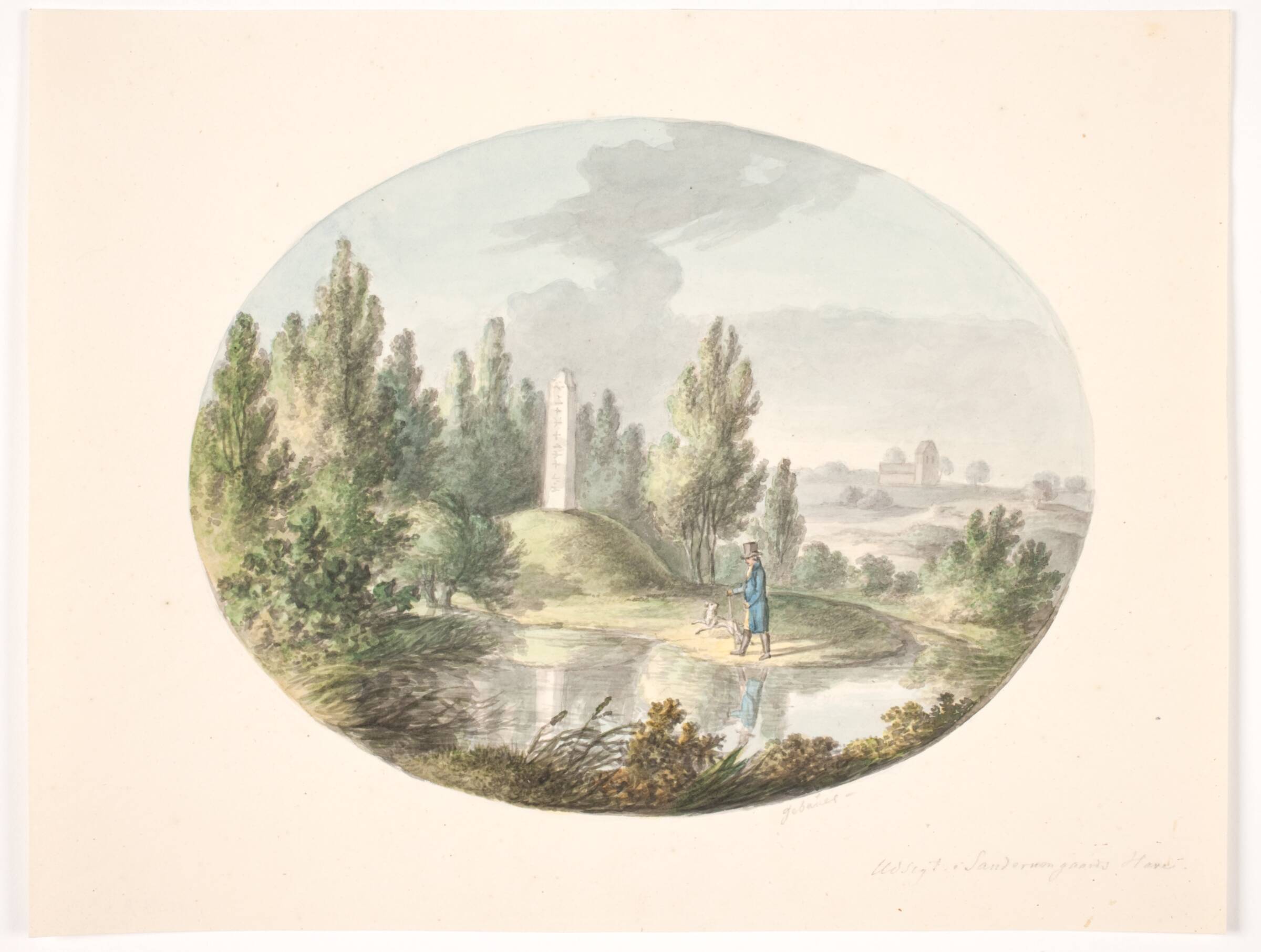 Sanderumgaards have, Christian David Gebauer, 1808-1811