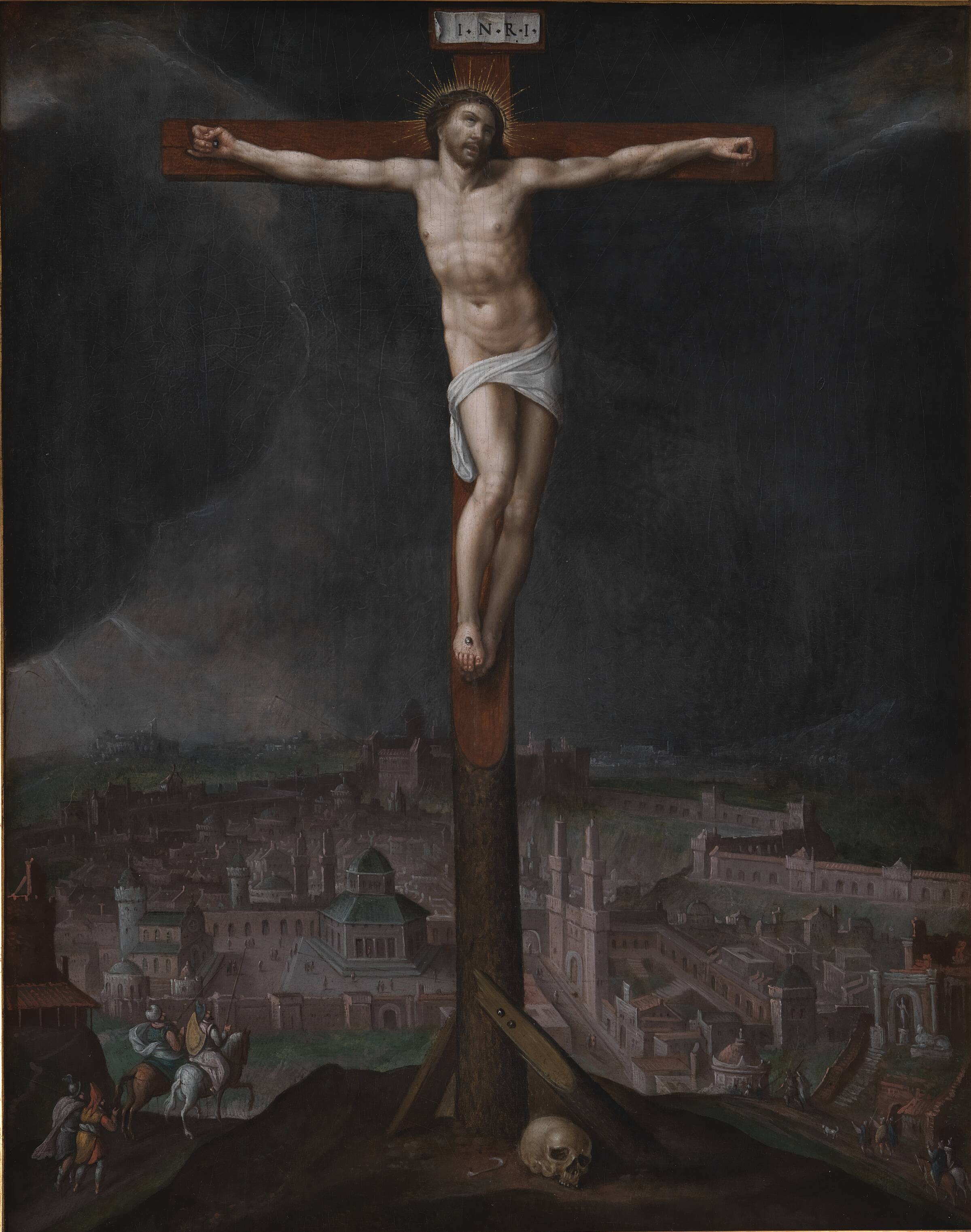 Kristus på korset, Gillis Mostaert, 1549-1598
