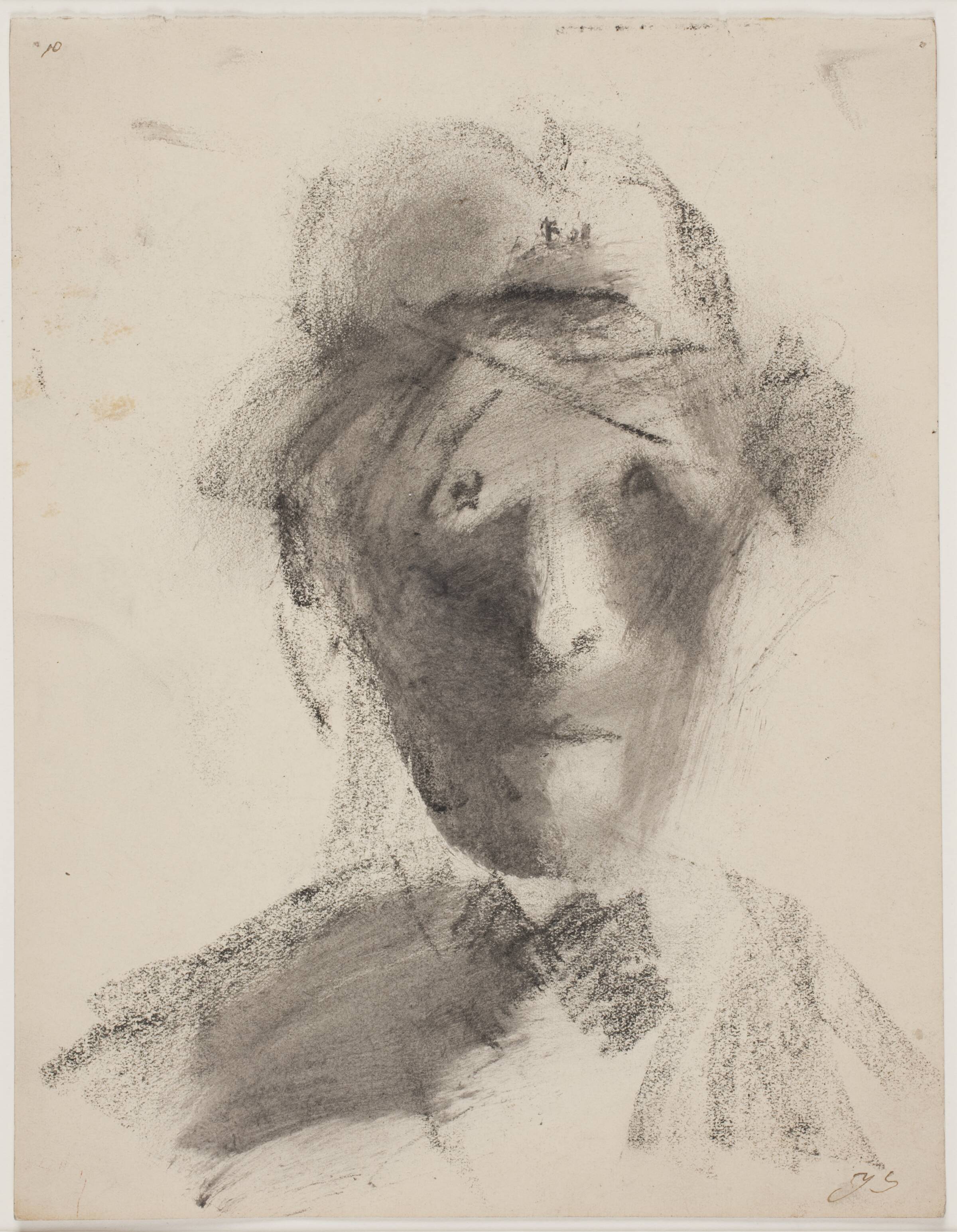 Selvportræt, Jens Søndergaard, 1918