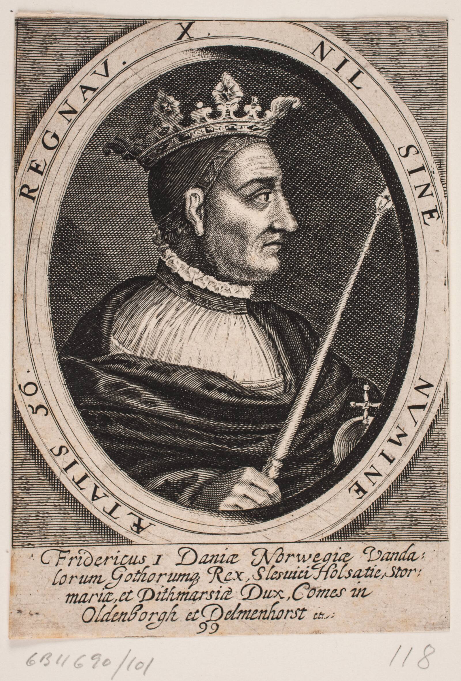 Frederik I, Ubekendt, 1646