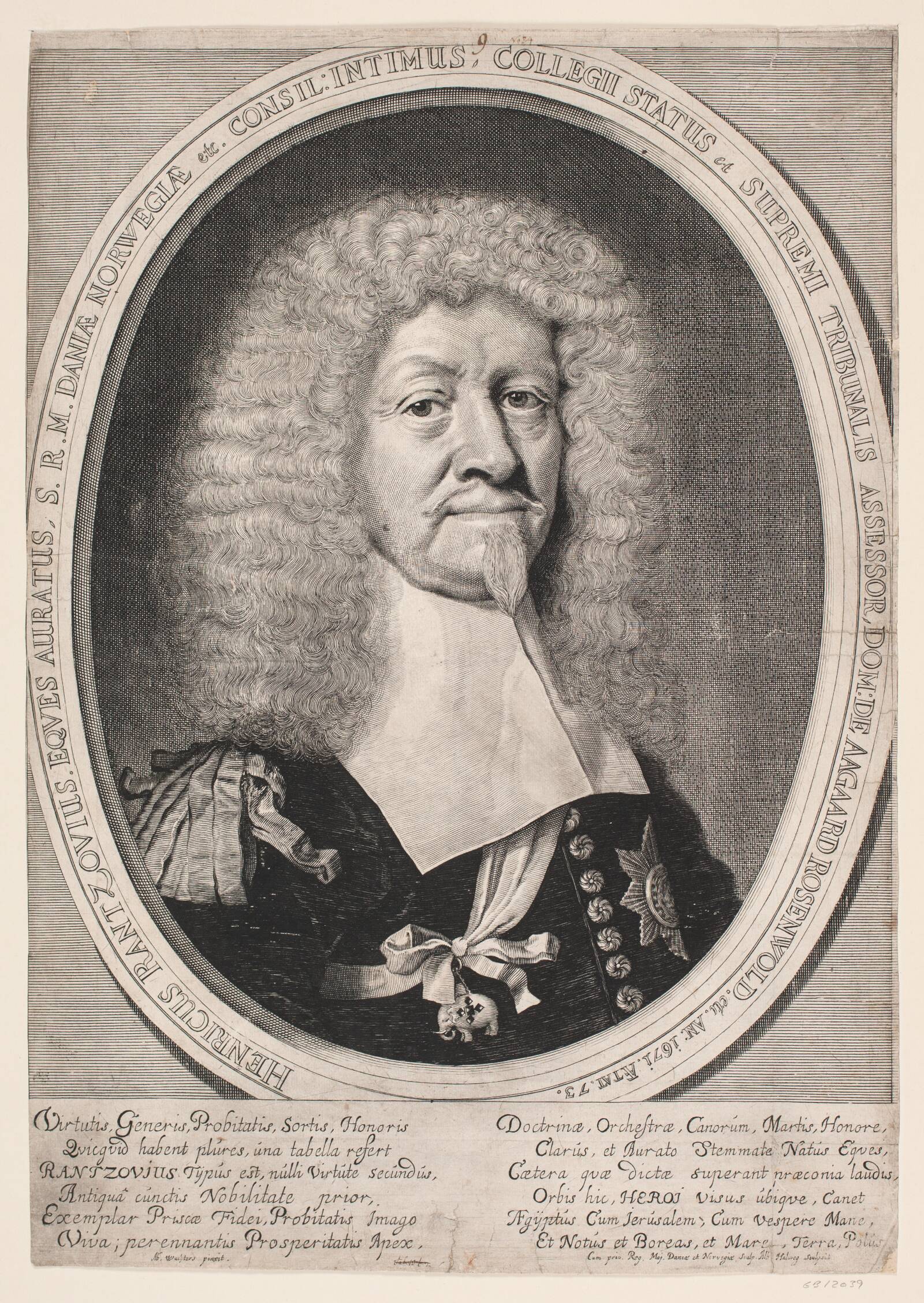 Henrik Rantzau, Albert Haelwegh, 1671