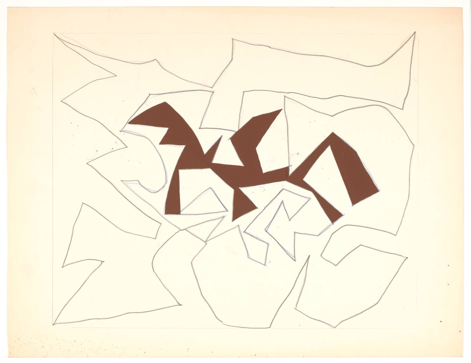 Komposition, Richard Mortensen, 1958-1960