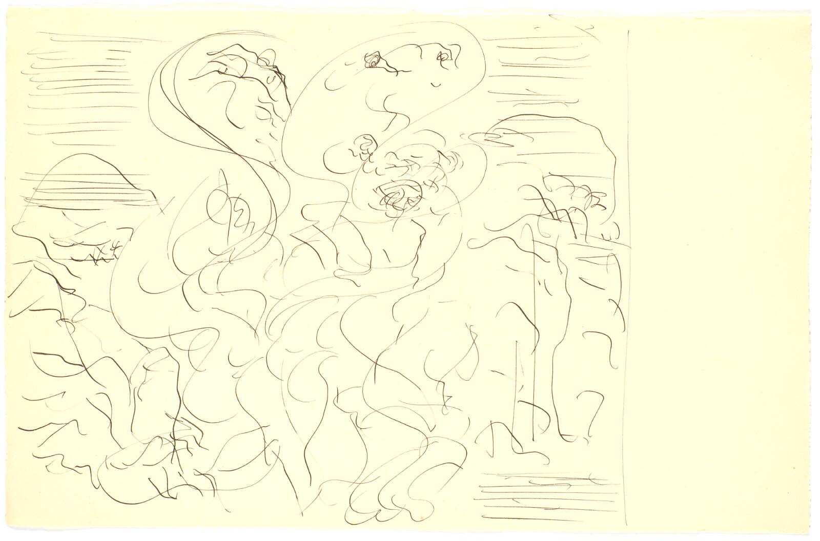 Figurgruppe, Richard Mortensen, 1944-1946