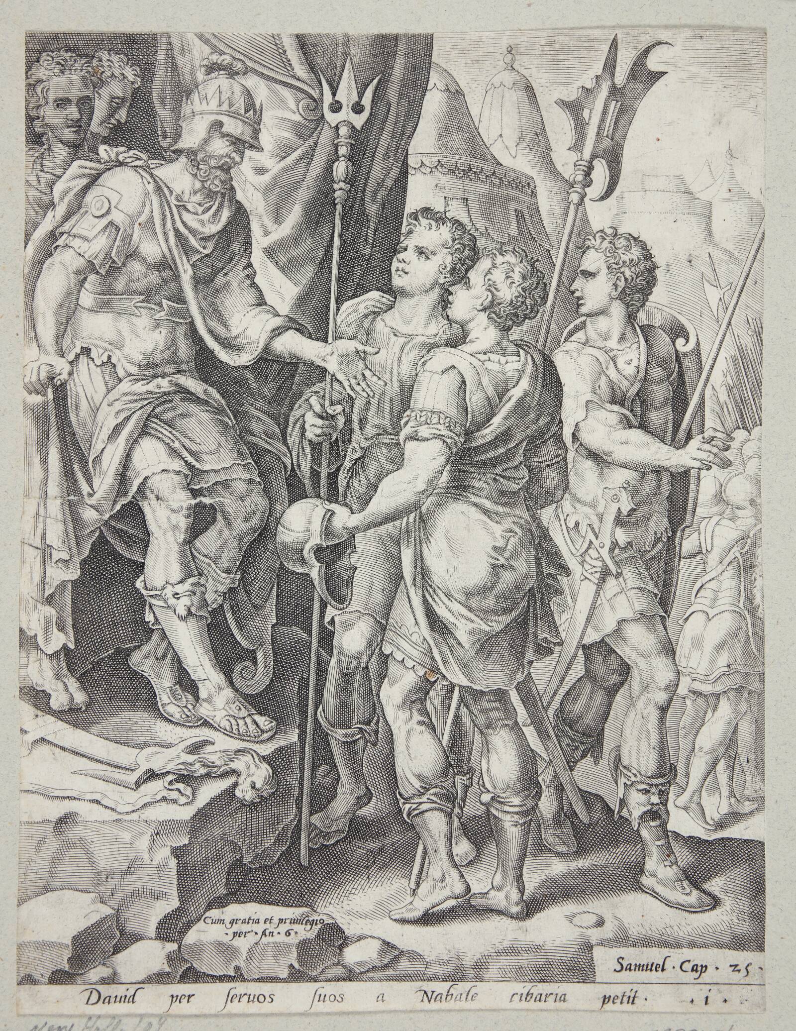 David sender sine folk til Nabal, Ubekendt, 1553