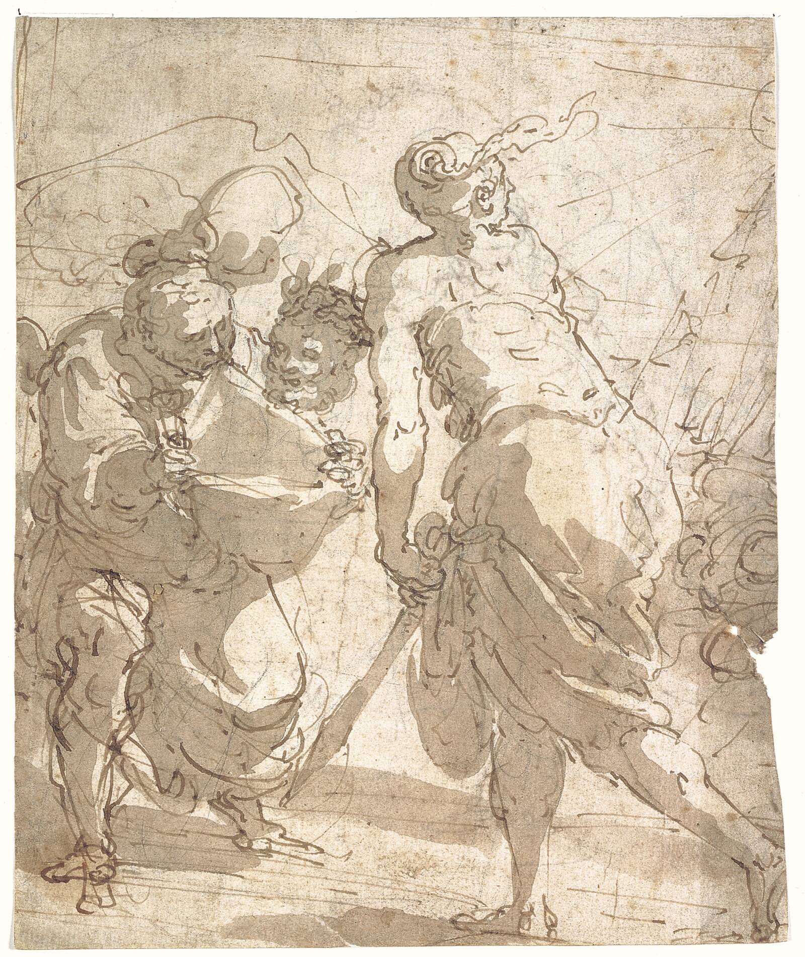 Judit med Holofernes' hoved, Giulio Benso, 1592-1668