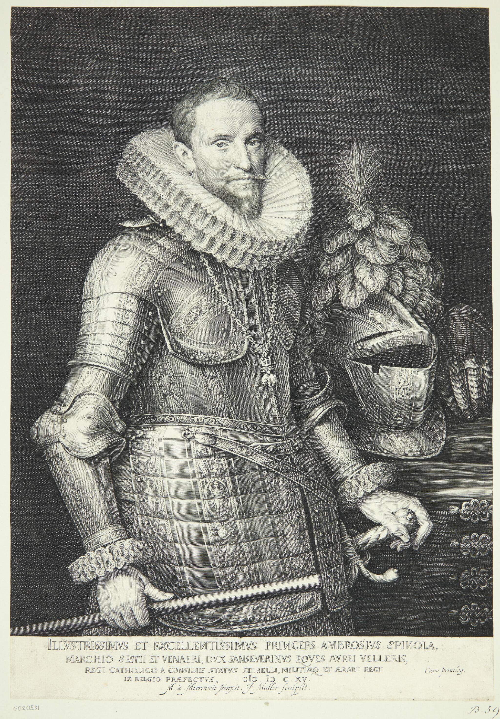 Portræt af Ambrosius Spinola