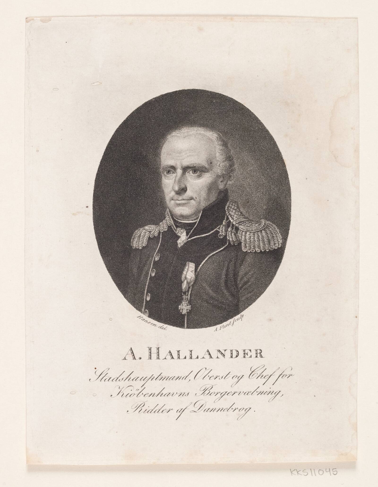 A. Hallander, Andreas Flint, 1767-1824