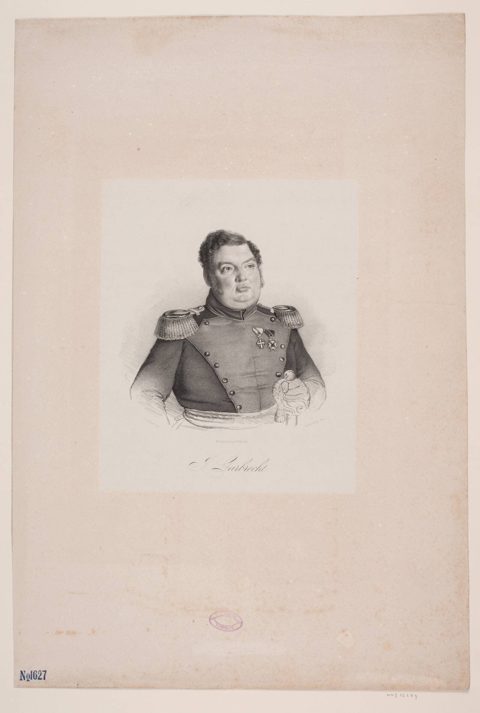 Johan Gerhard Frederik Garbrecht, Edvard Fortling, 1867