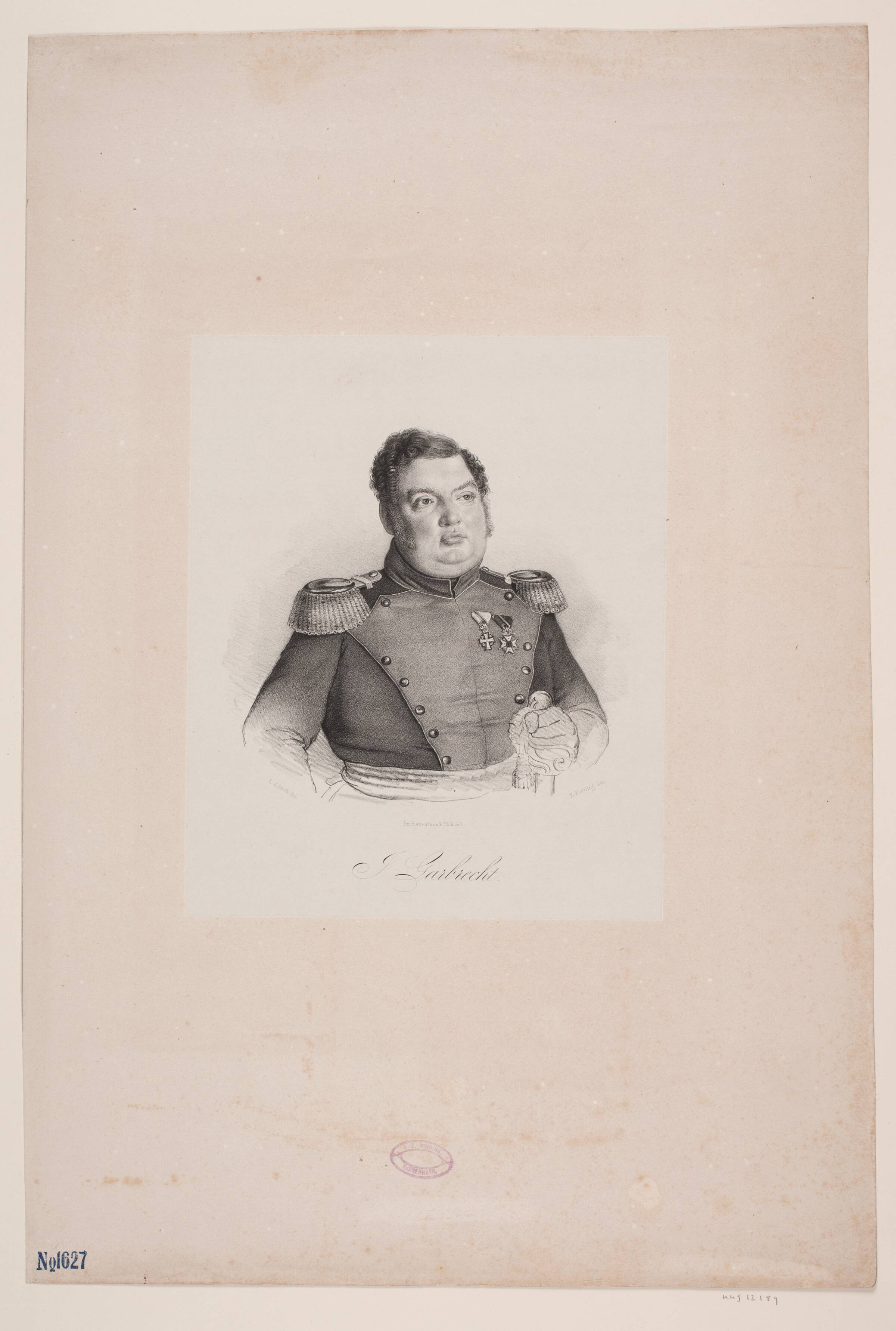 Johan Gerhard Frederik Garbrecht, Edvard Fortling, 1867