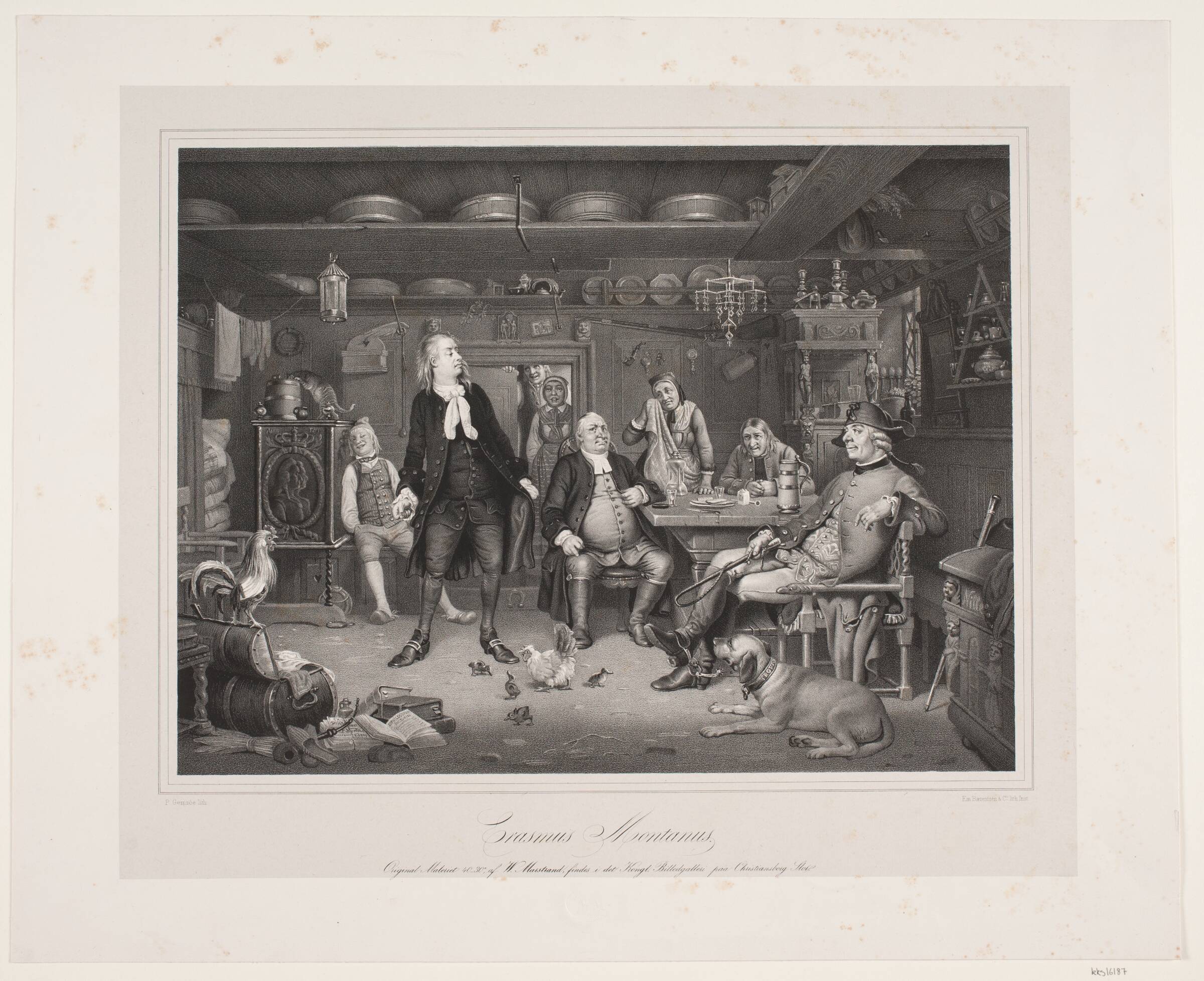 Erasmus Montanus, Peter Henrik Gemzøe, 1850