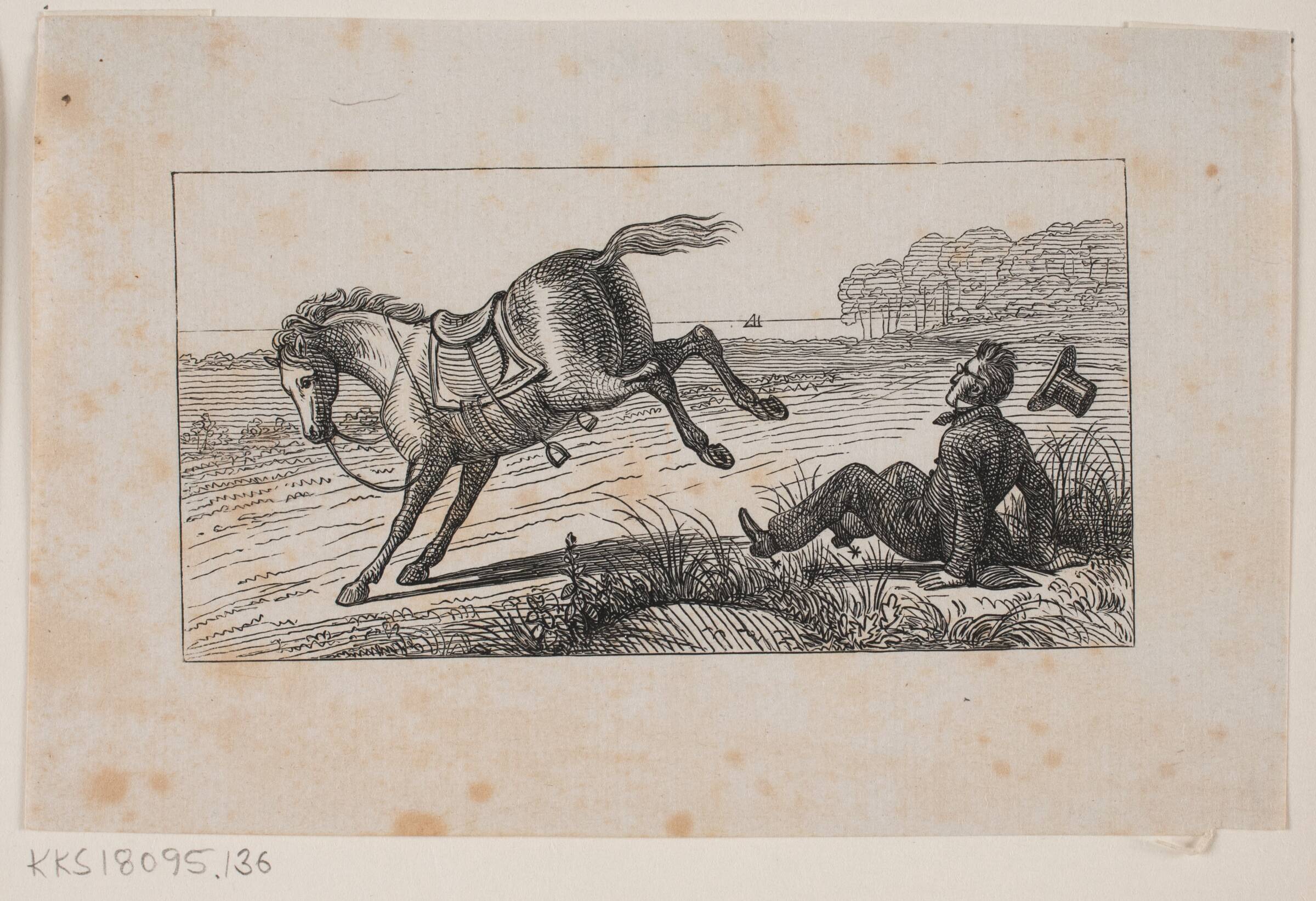 Prøvetryk til Chr. Winthers A.B.C., H.P. Hansen, 1863