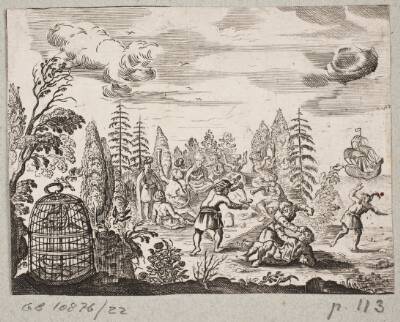 Illustration til Adam Olearius, “Persianischer Rosenthal von einem Sinnreichen Poeten Schich Saadi […]”, Schleswig 1660