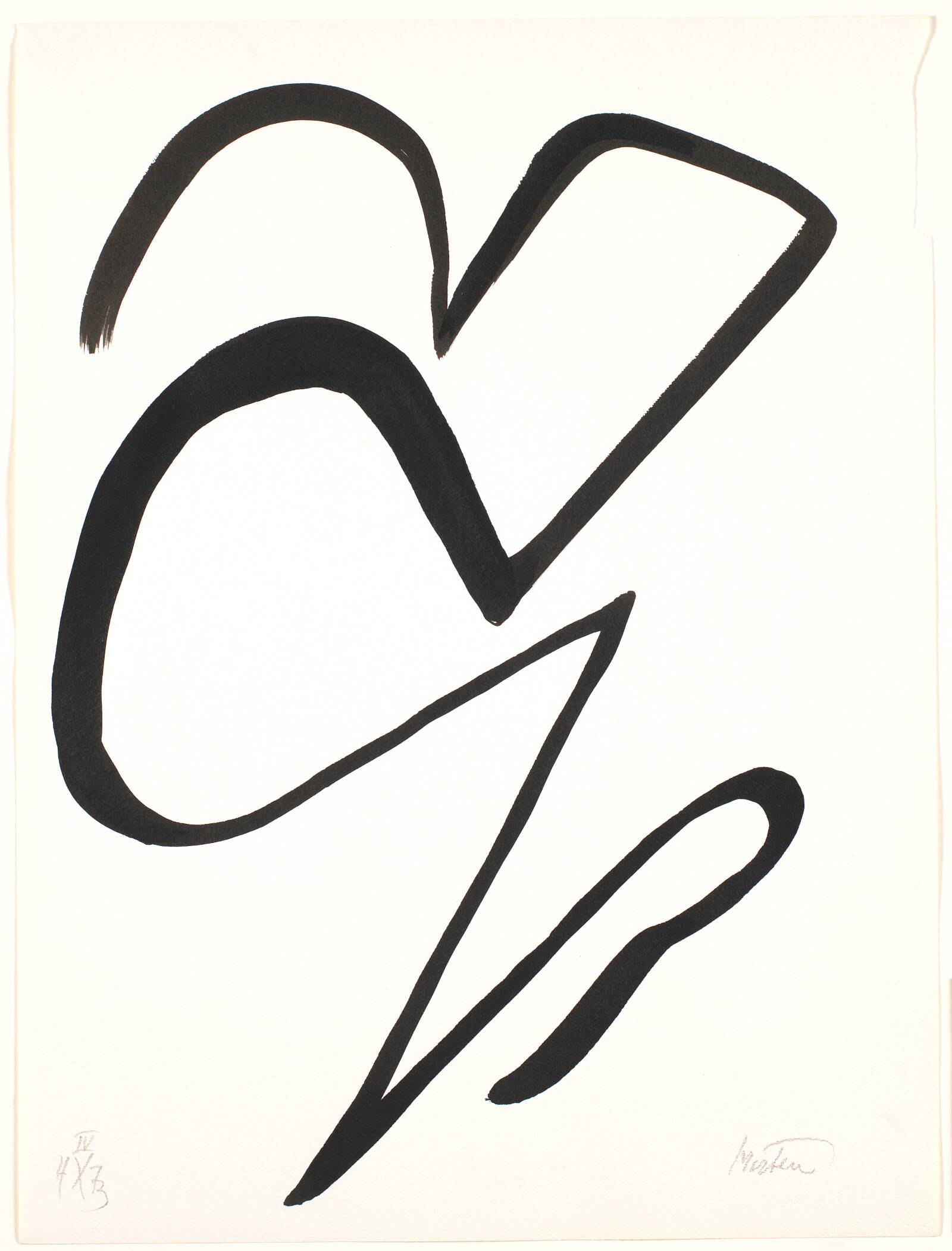 Penseltegn, Richard Mortensen, 1973