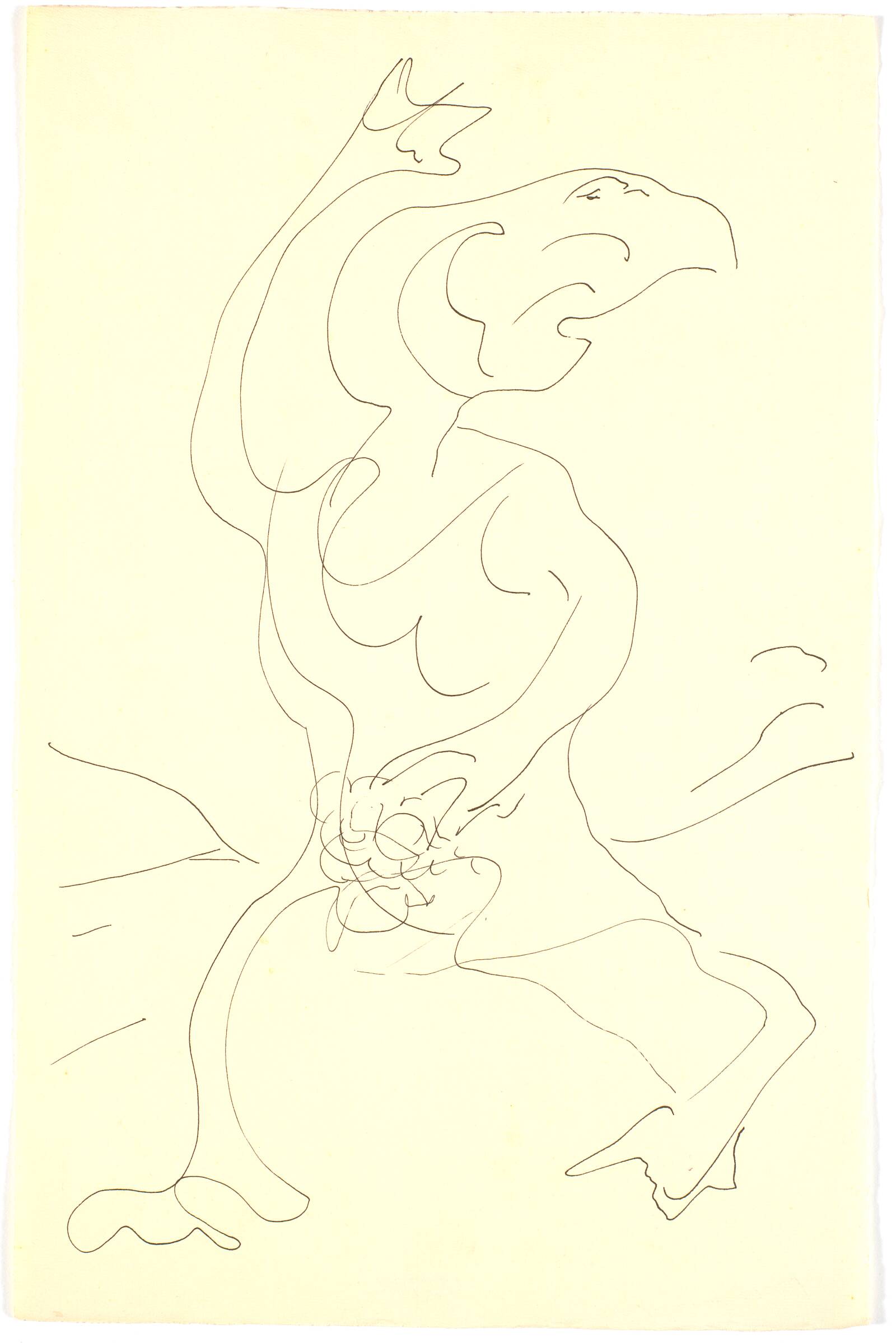 Løbende mandsfigur, Richard Mortensen, 1944-1946