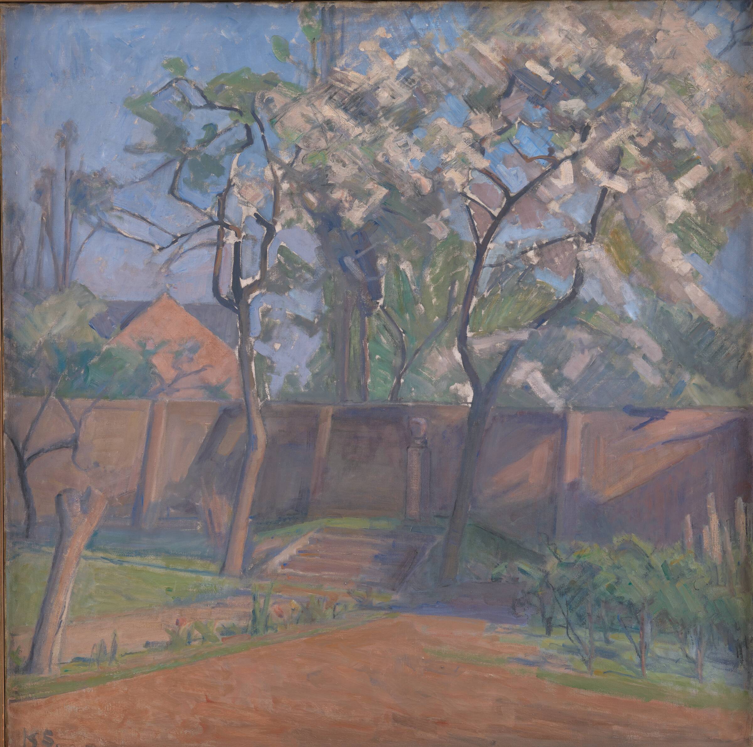 Forår i haven, Karl Schou, 1934