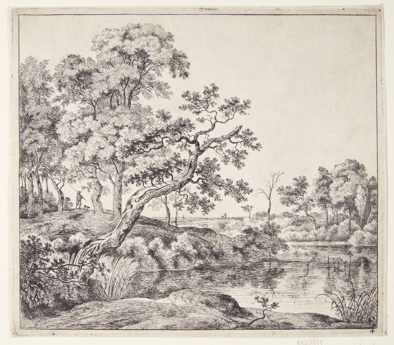 Det hældende træ, Jan Hackaert, 1628-1685