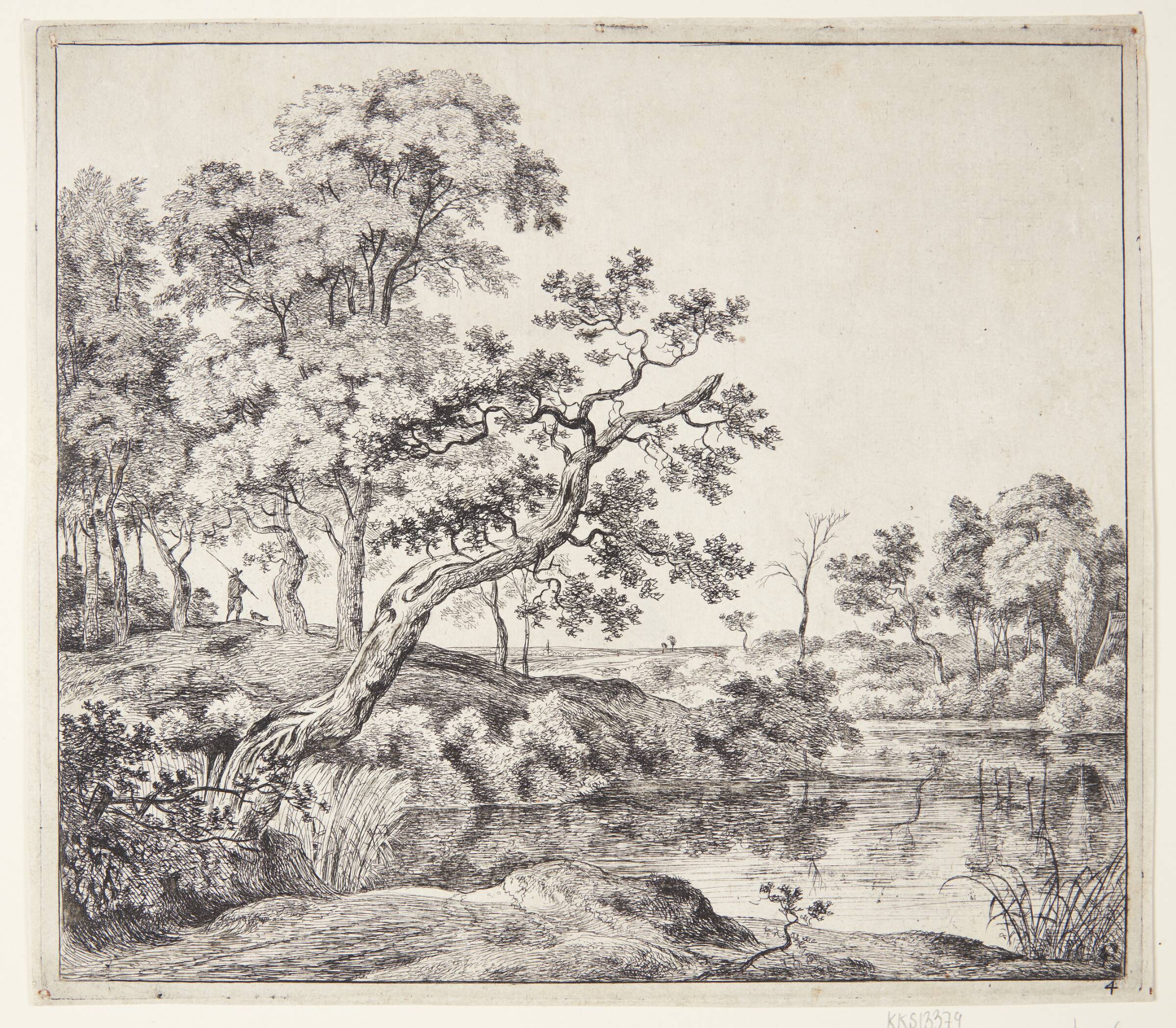 Det hældende træ, Jan Hackaert, 1628-1685