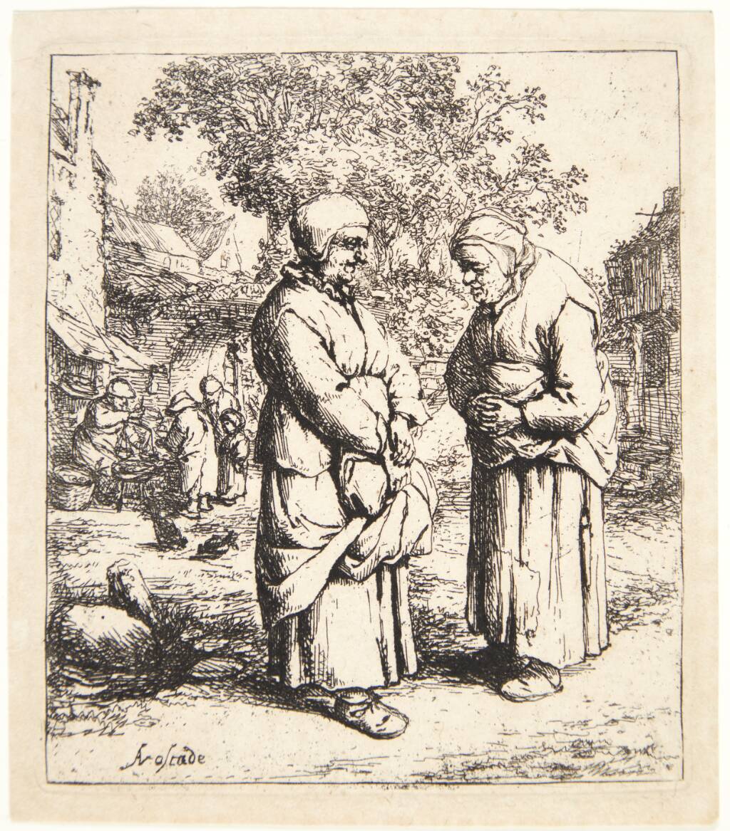 De to sladretanter, Adriaen van Ostade, 1642