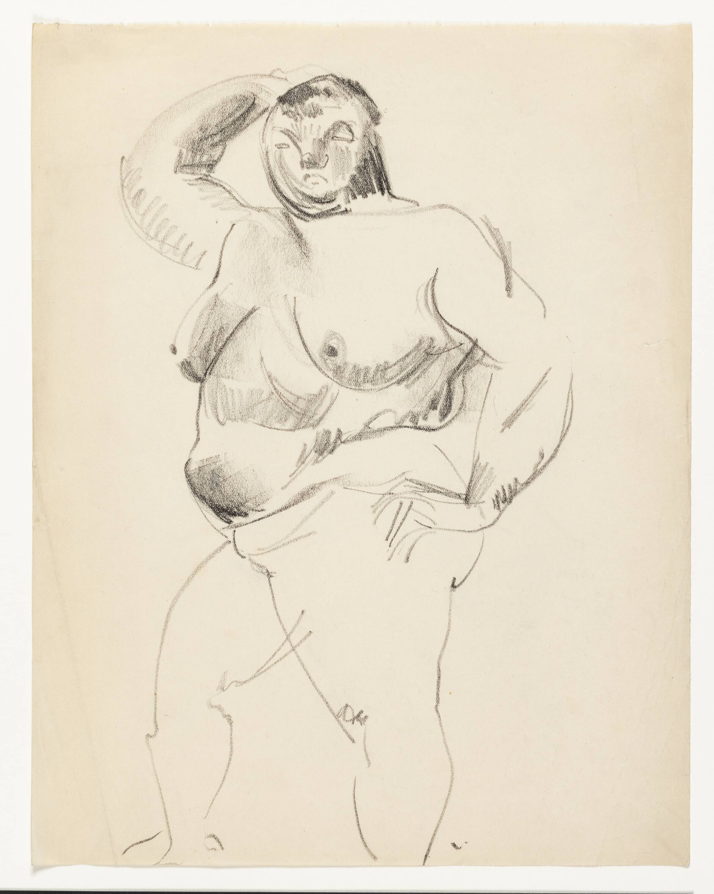Modelstudie, Astrid Holm, 1876-1937