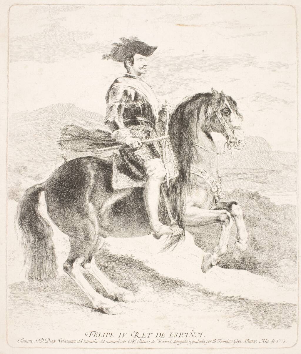Filip IV, konge af Spanien, til hest, Francisco de Goya, 1778