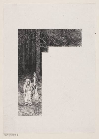 Illustration til "Østenfor Sol og Vestenfor Maane"