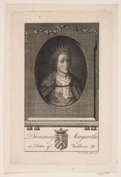 Portræt af dronning Margaretha