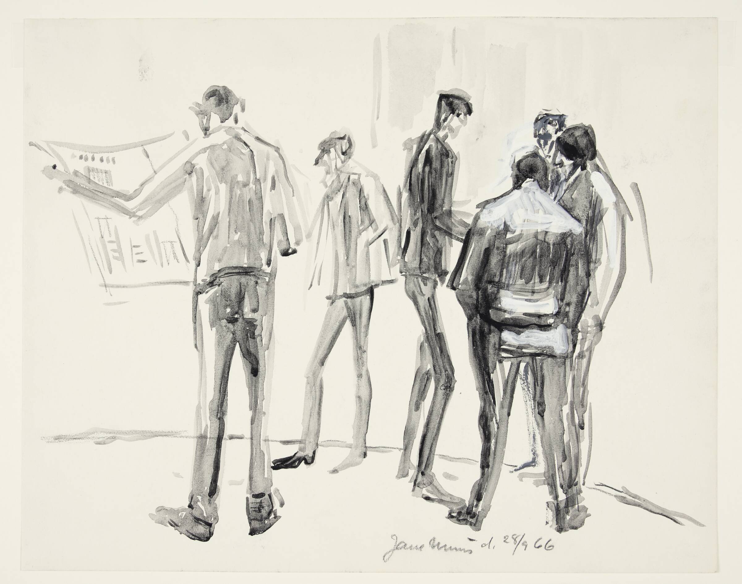 Mænd på gaden, Jane Muus, 1966
