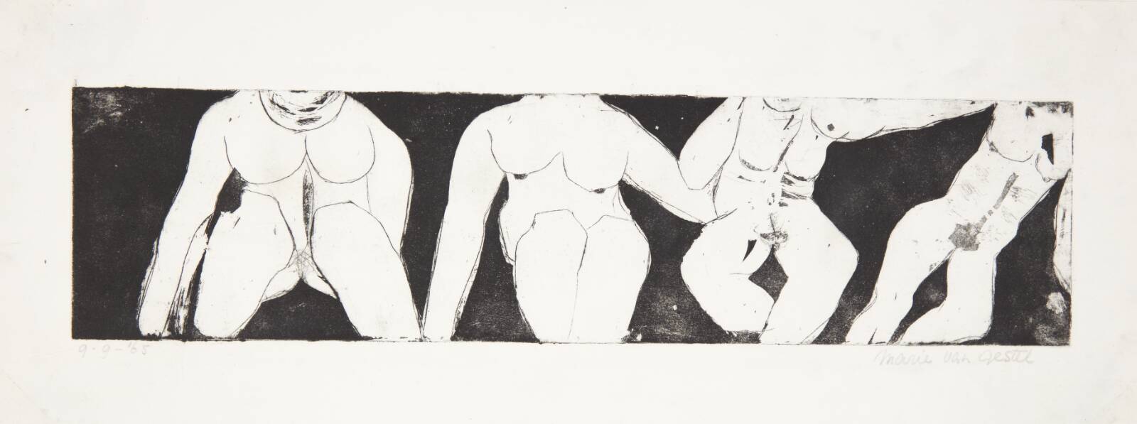 De afklædte ("De ontheemden"), Marie van Gestel, 1965