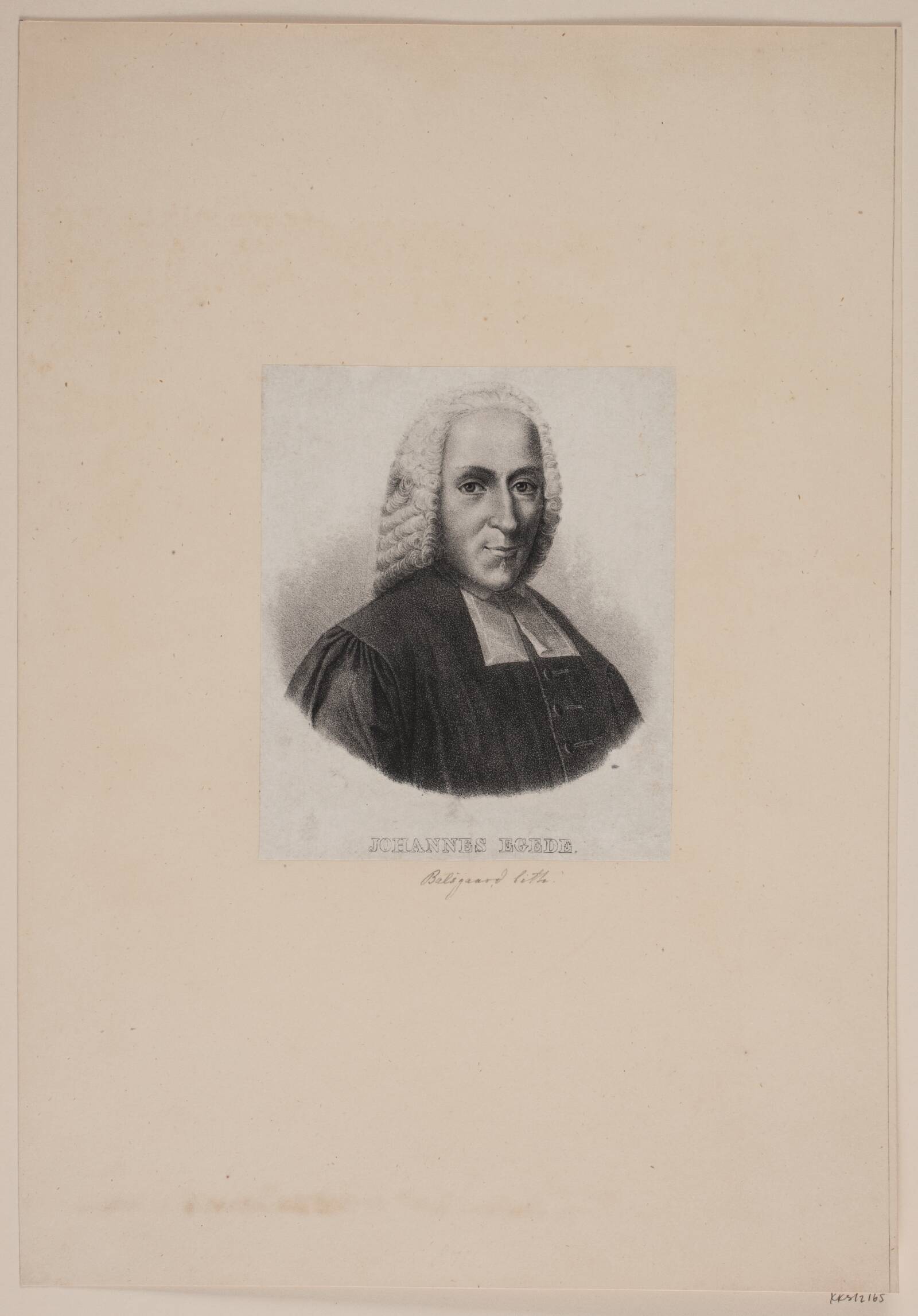 Hans Egede, Carl Balsgaard, 1812-1893