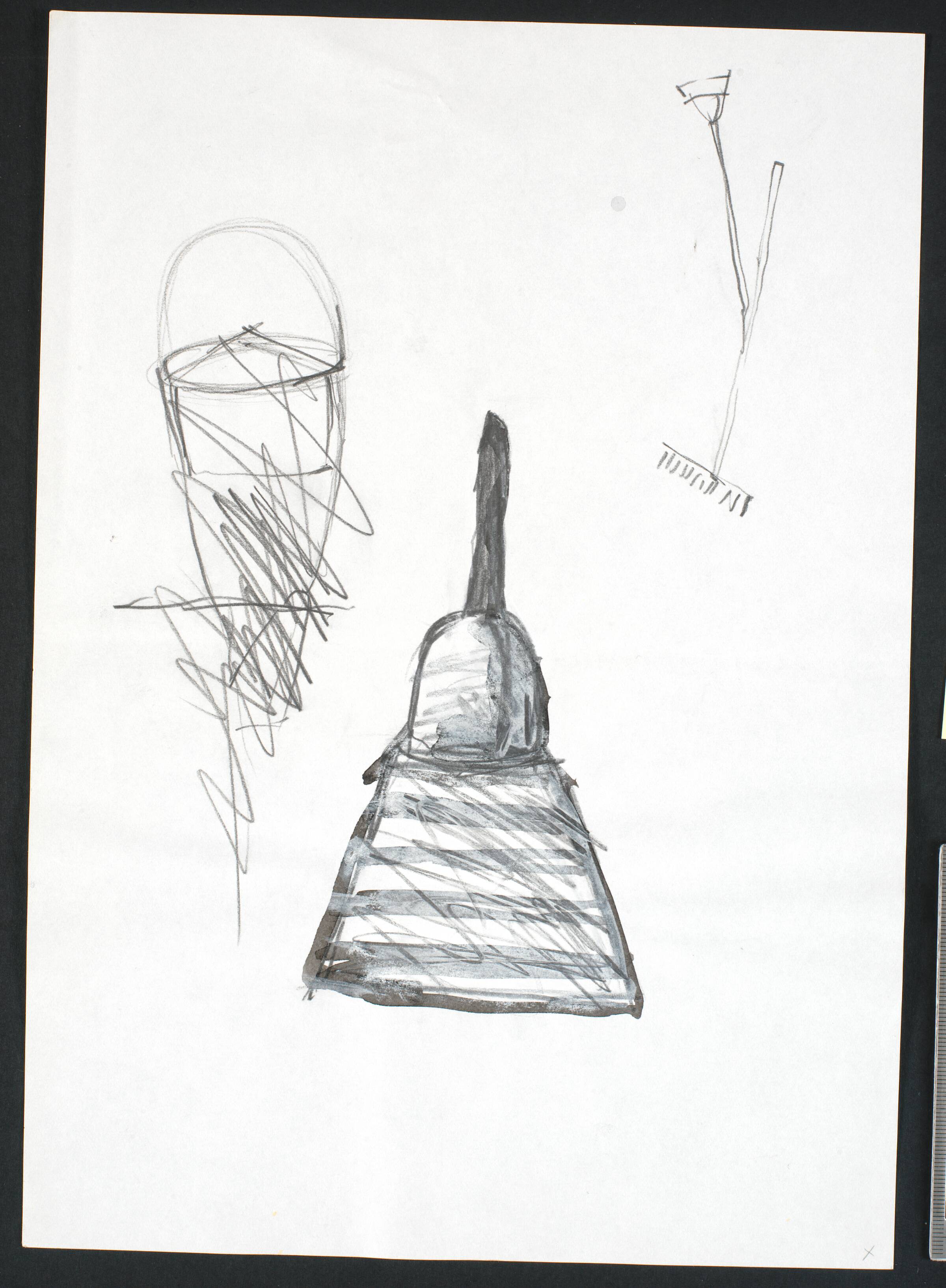 Tegning, Lone Høyer Hansen, 1985