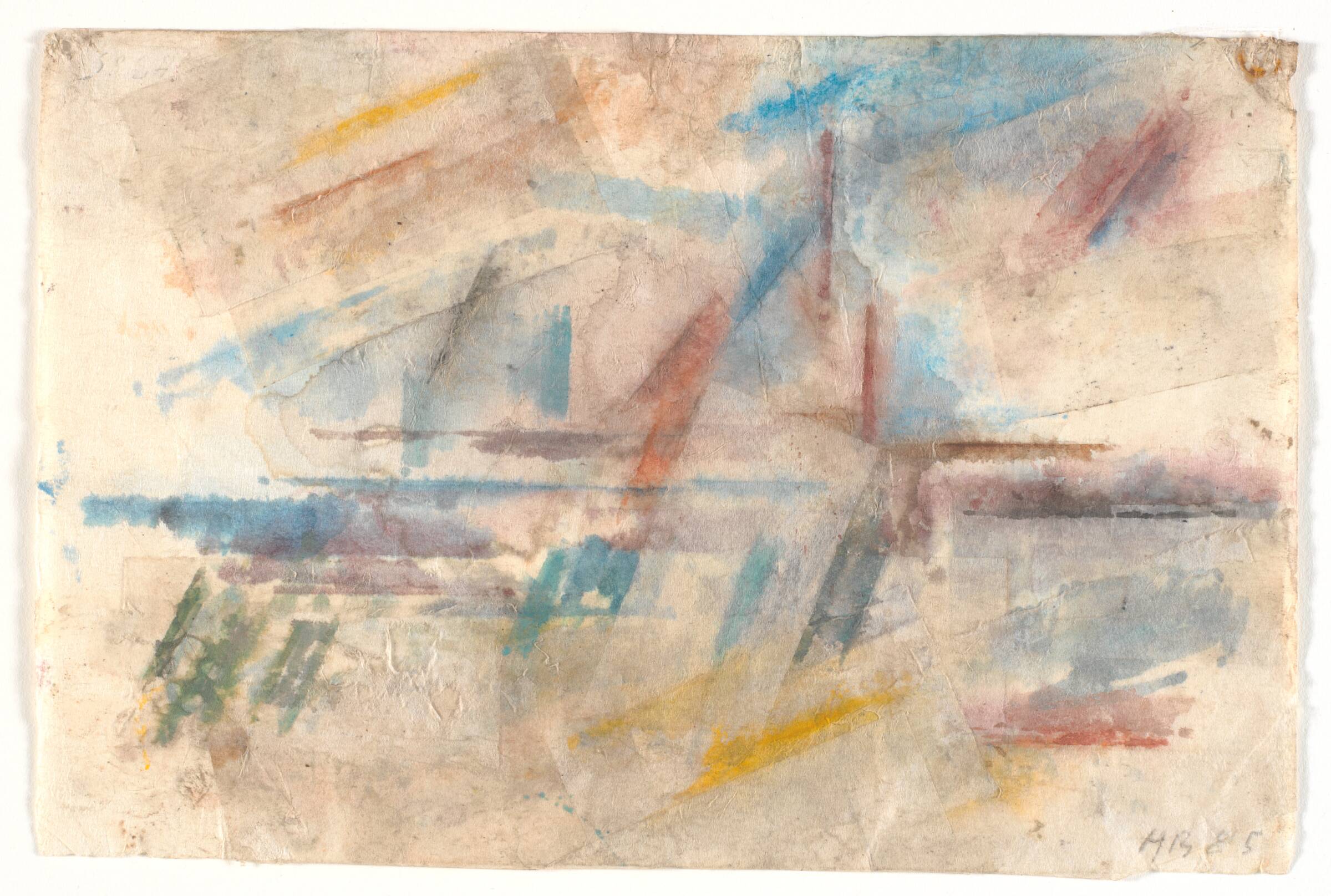 Formentlig fra Nordhavnen, København, Helge Bertram, 1985