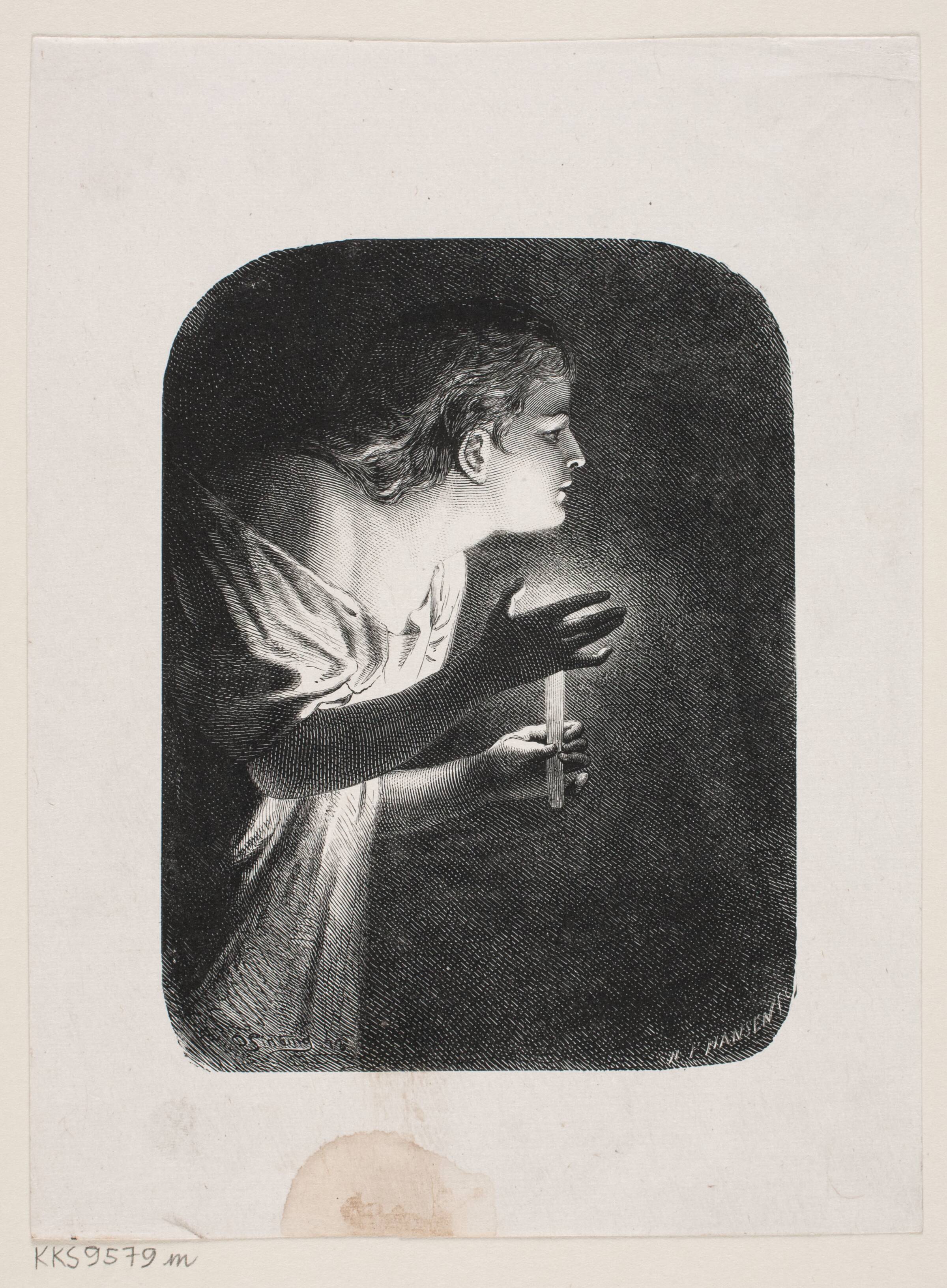 Illustration til "Østenfor Sol og Vestenfor Maane", H.P. Hansen, 1829-1899