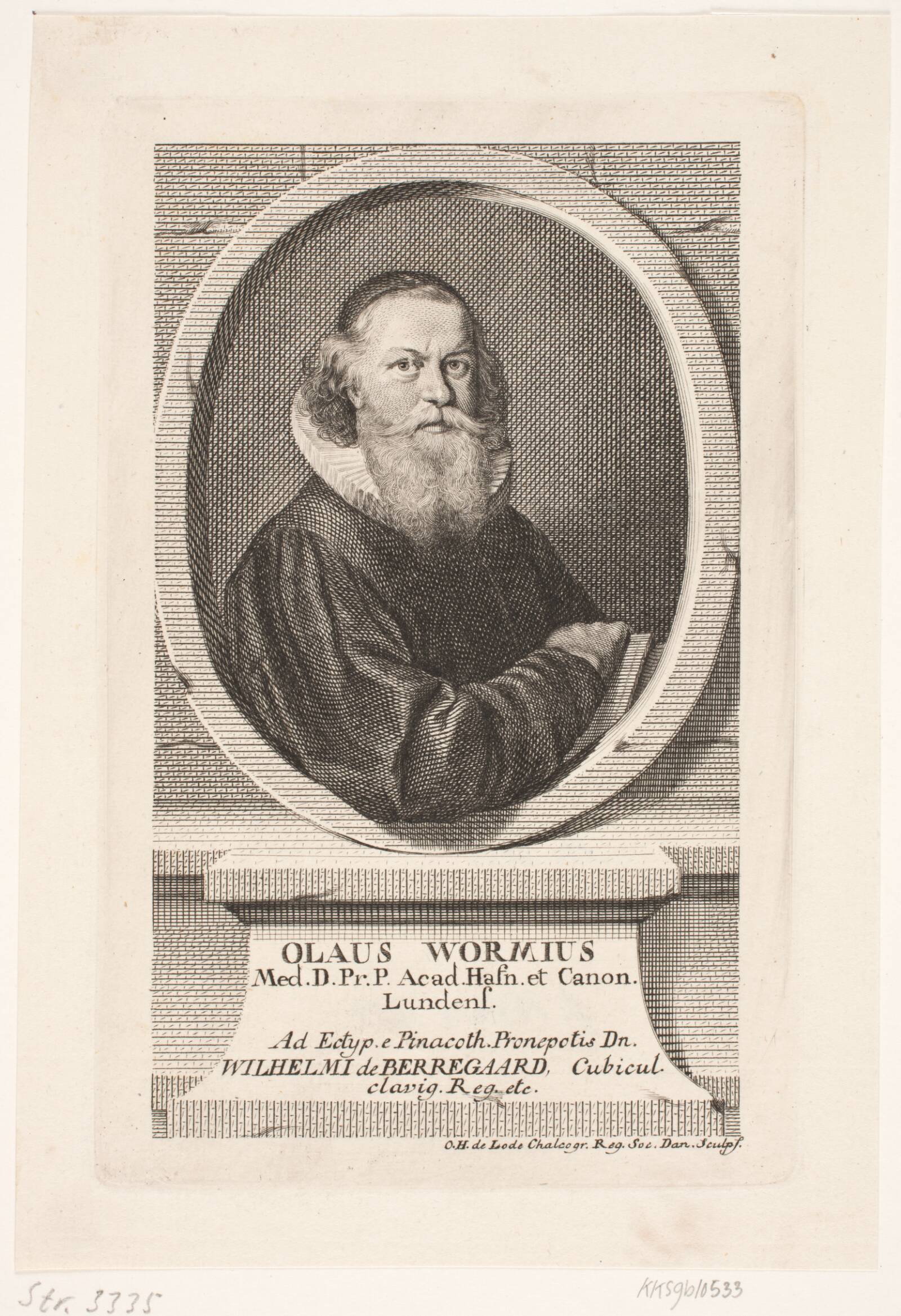 Ole Worm, Odvardt Helmoldt de Lode, 1726-1757