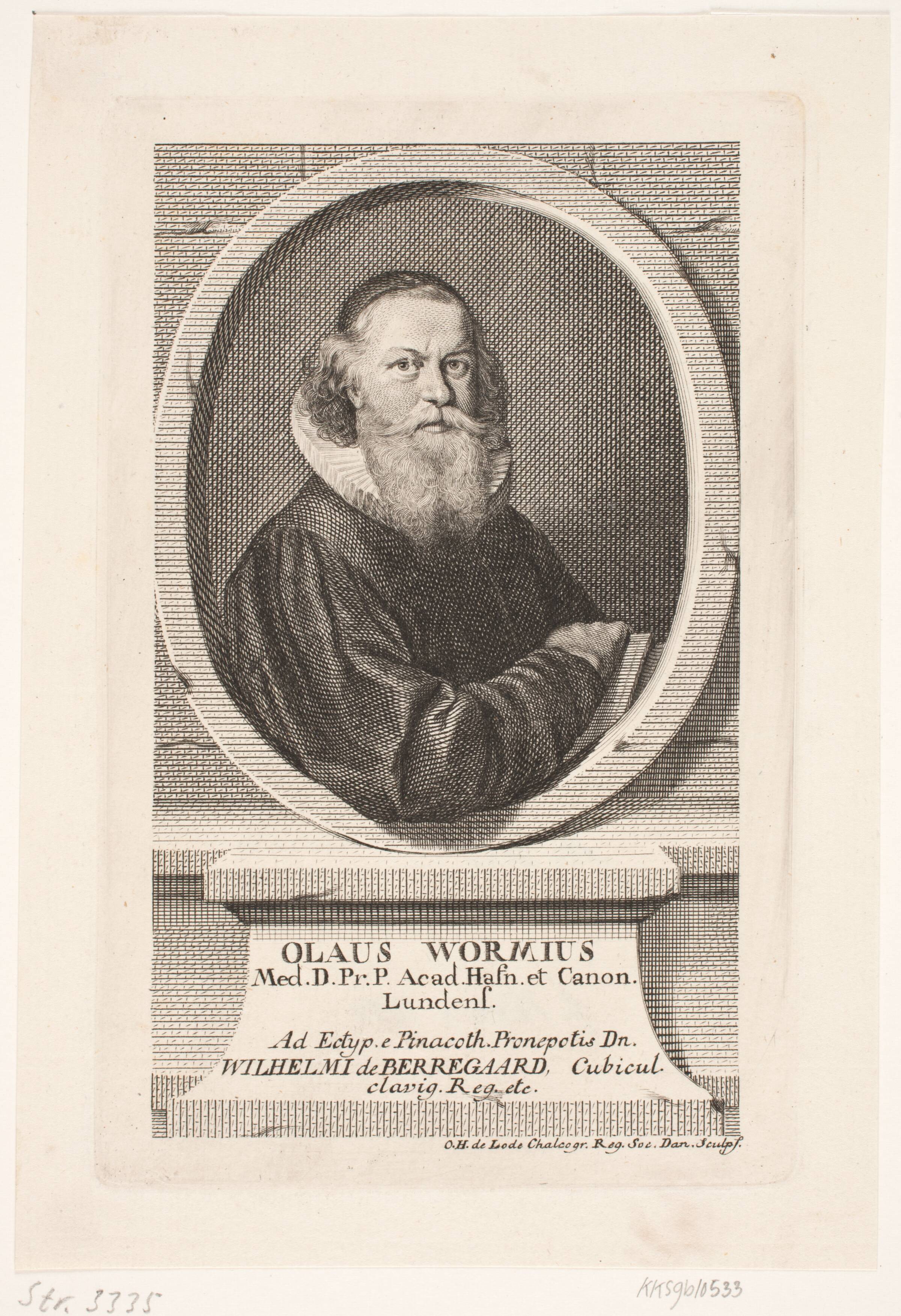 Ole Worm, Odvardt Helmoldt de Lode, 1726-1757