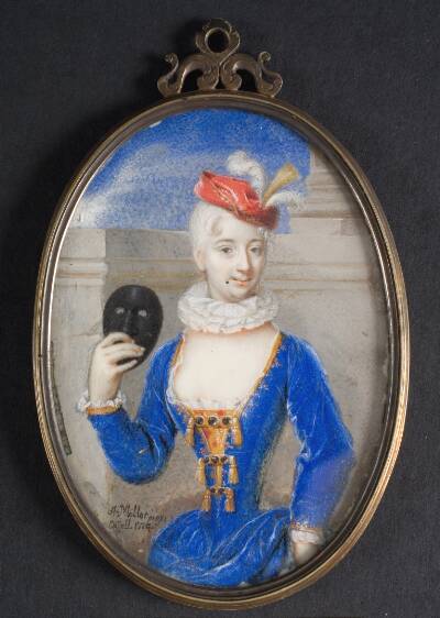 Portræt af Wilhelmine Charlotte, prinsesse af Hessen-Kassel