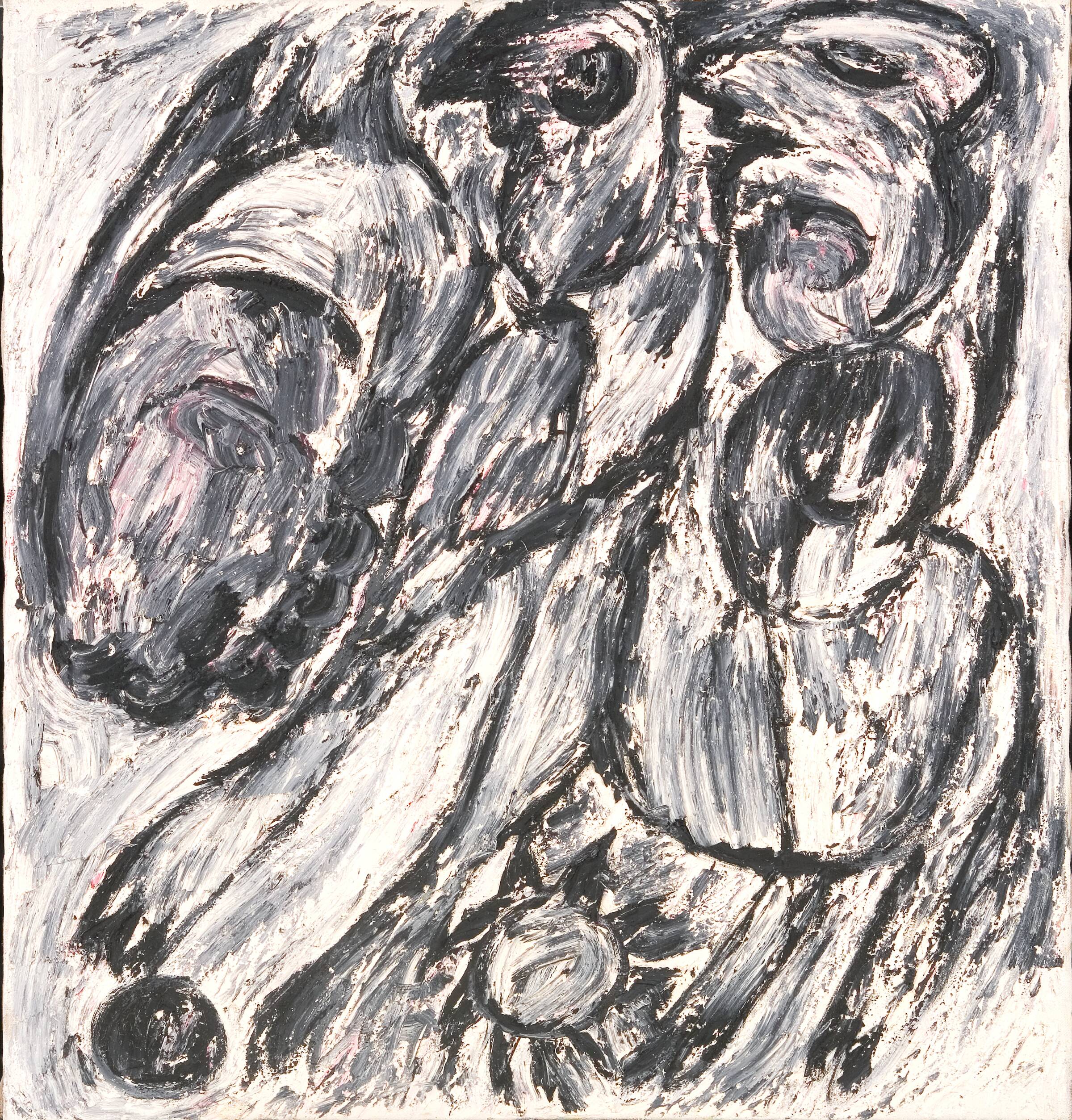 To til hest, Carl-Henning Pedersen, 1962