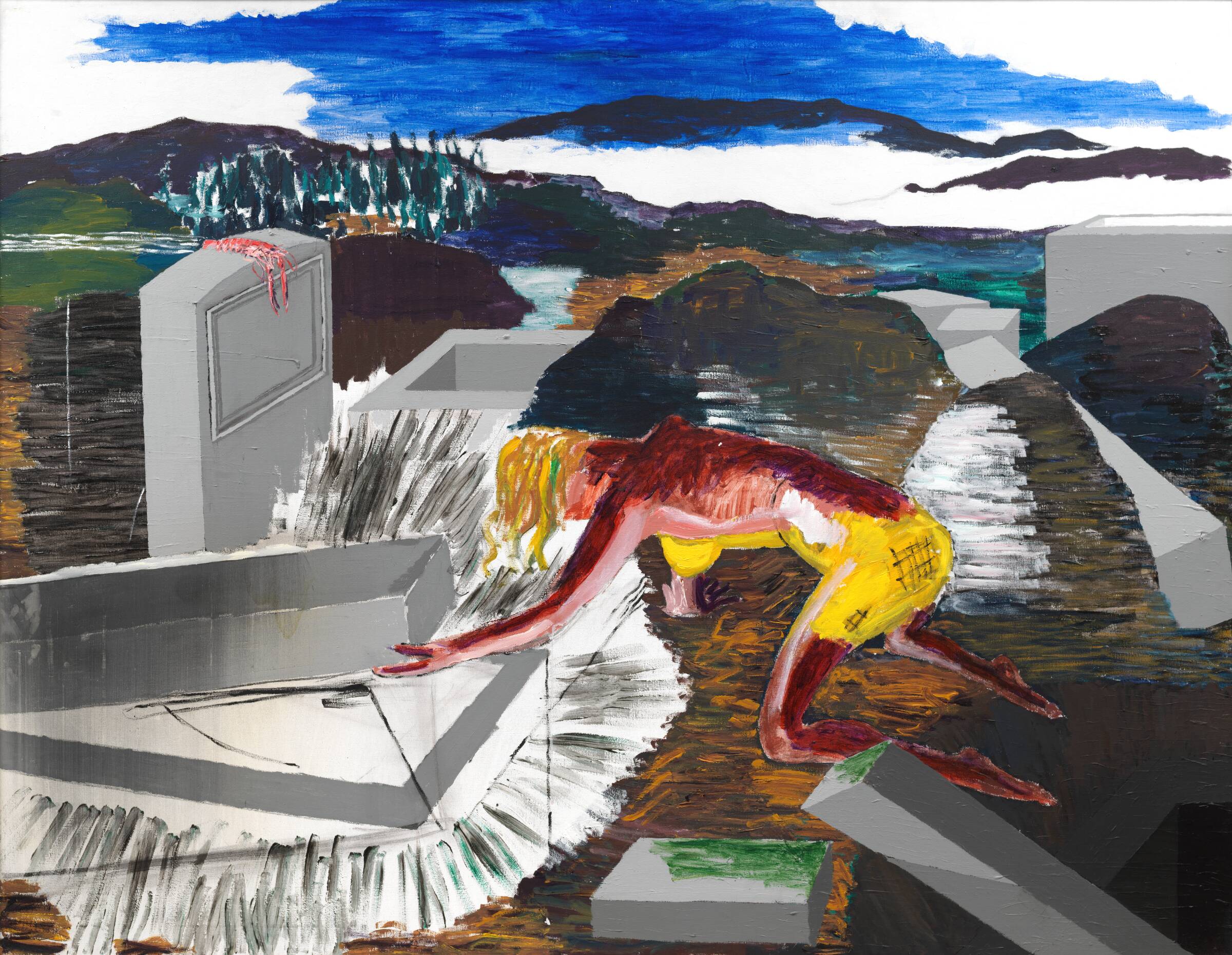 Diana på kirkegården II, Inge Ellegaard, 1990