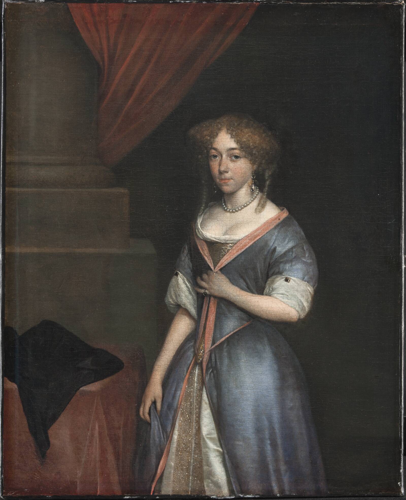 Dameportræt, Gerard ter Borch, 1677-1681