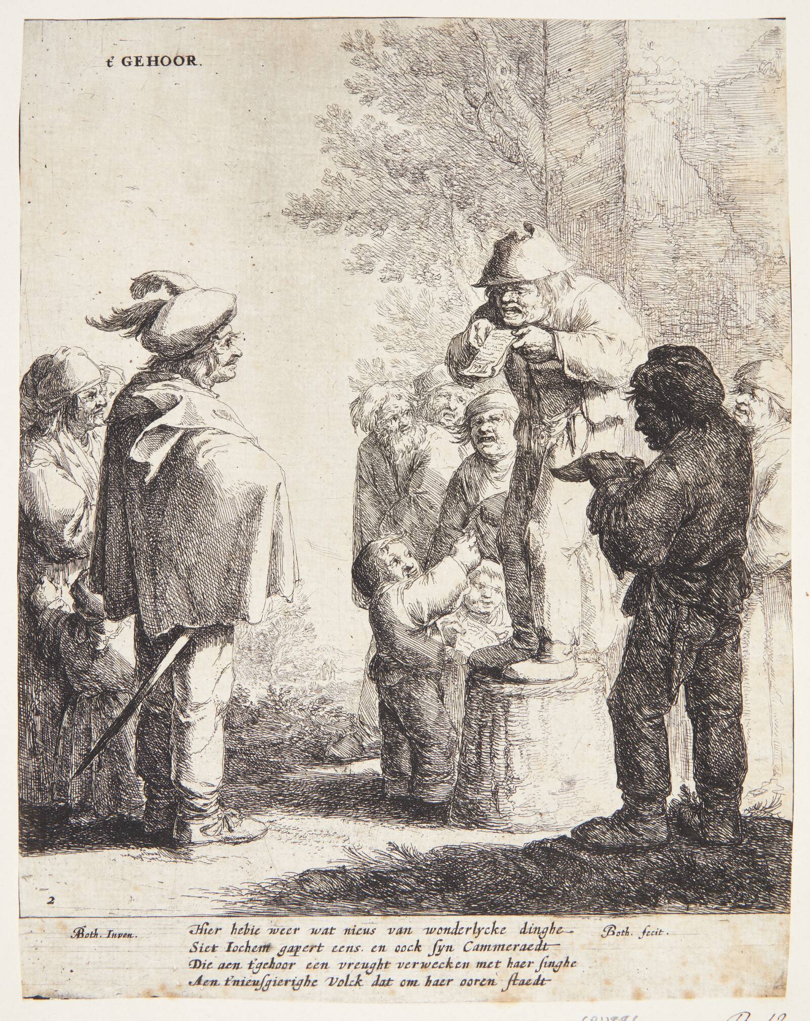 Høresansen, Jan Both, 1610-1650