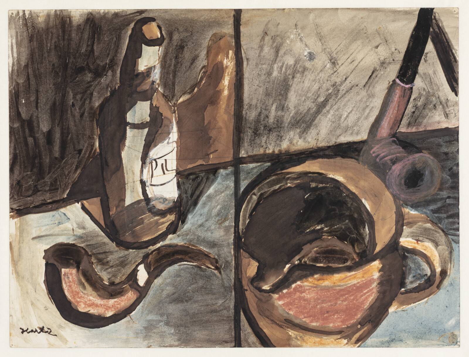 Opstilling, Lauritz Hartz, 1923-1927