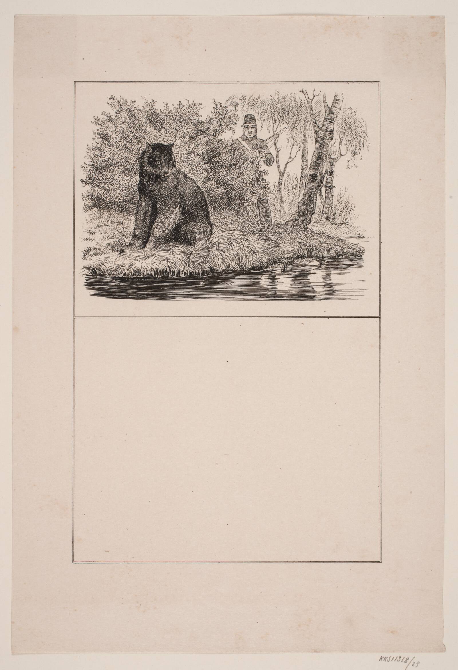Bjørnen, Adolph Kittendorff, 1845