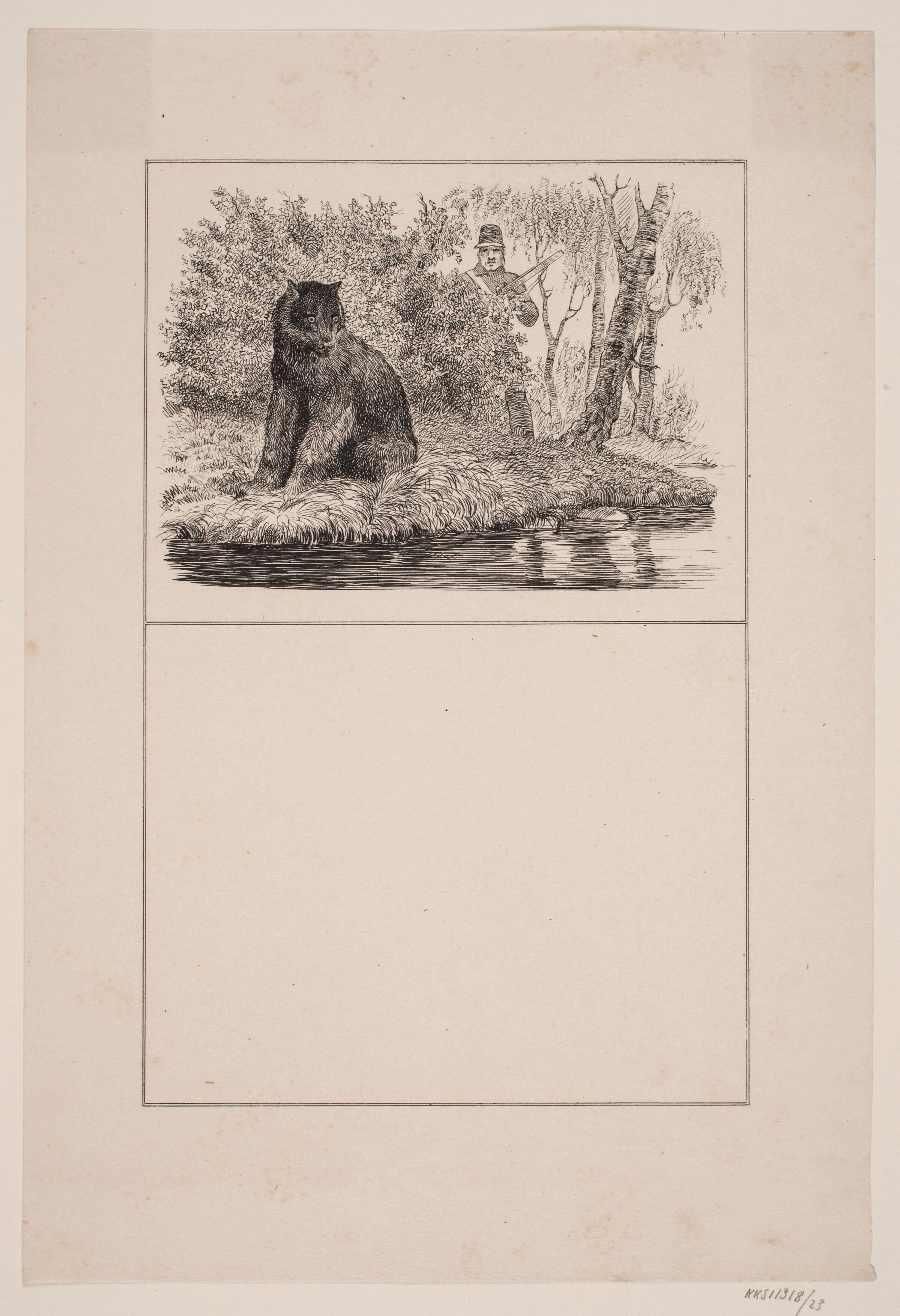 Bjørnen, Adolph Kittendorff, 1845