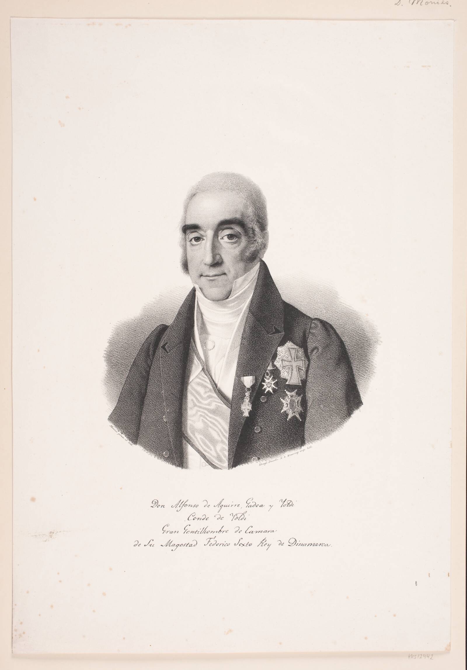 Grev Yoldi, David Monies, 1834