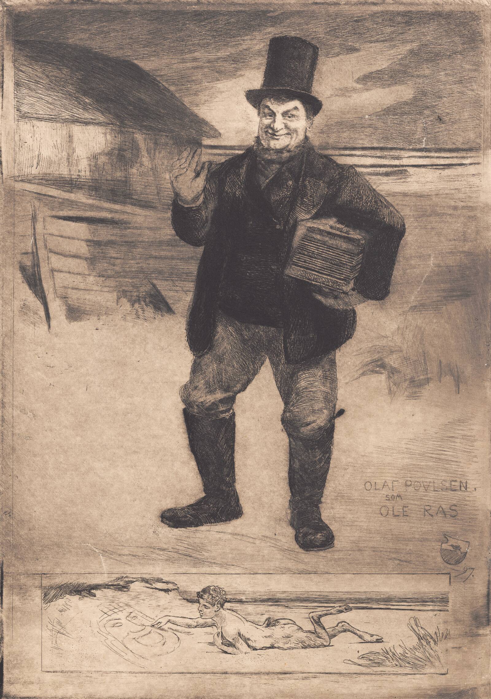 "Ole Rass", Hans Nikolaj Hansen, 1897