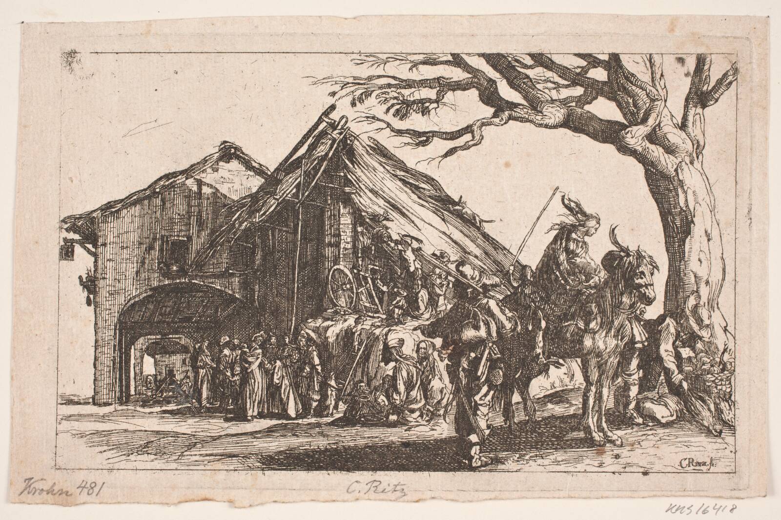 Et værtshus, C. Ritz, 1747