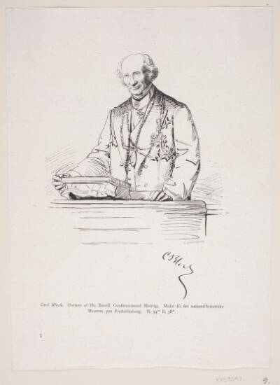 Portræt af J. N. Madvig