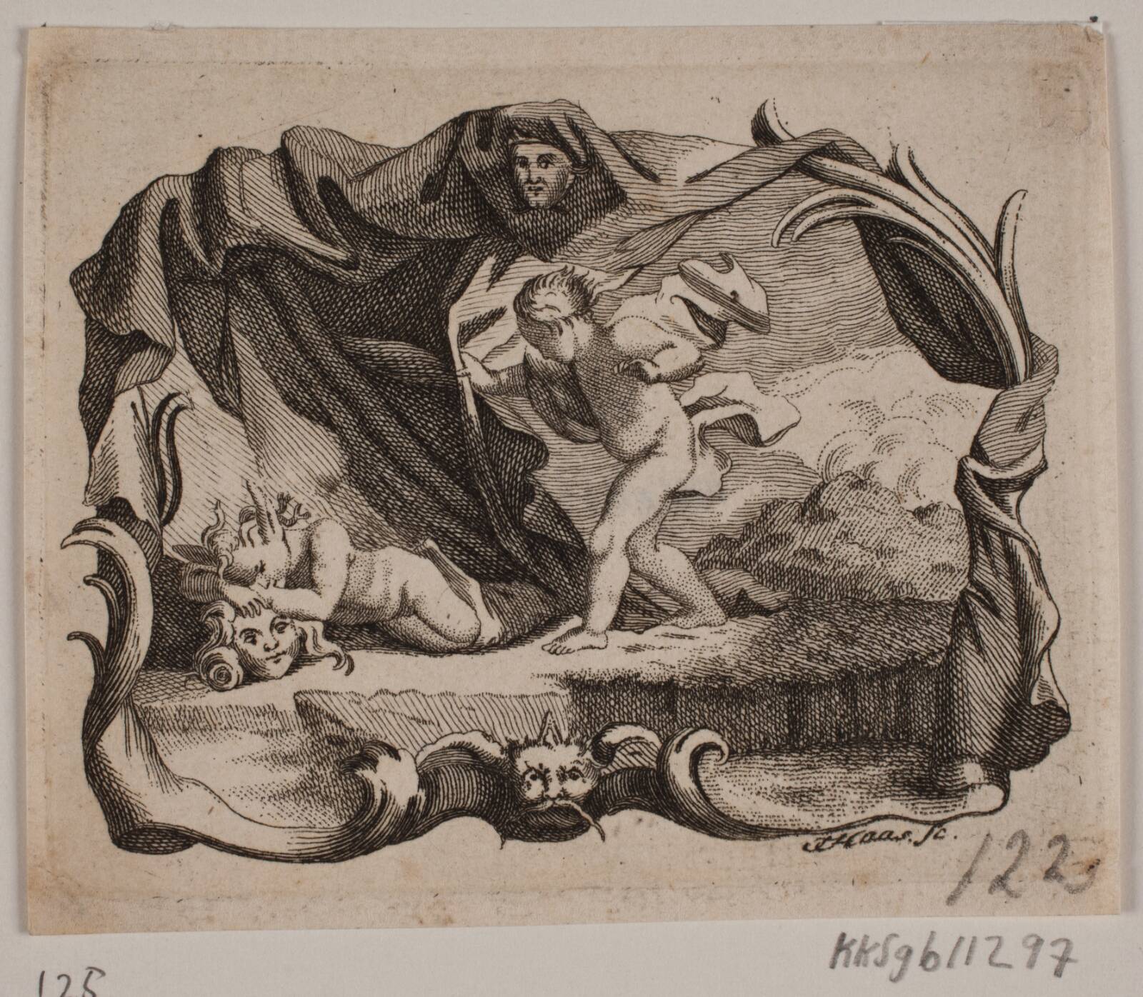 Vignet, Jonas Haas, 1720-1775